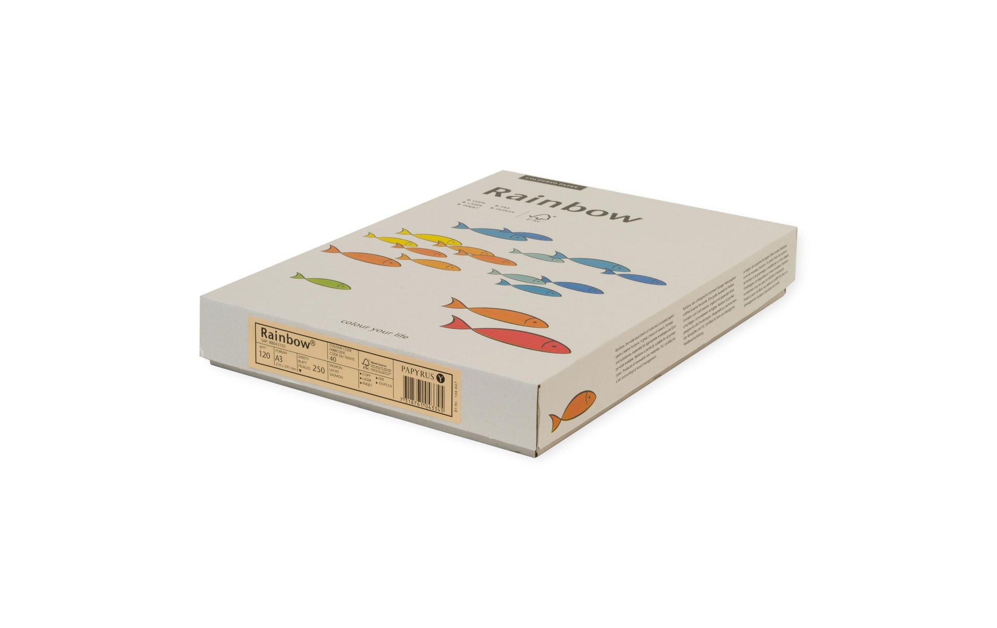 Papyrus Kopierpapier – A3, 120 g/m², Hellblau – für Inkjet, Laser, Kopierer – FSC – 250 Blatt