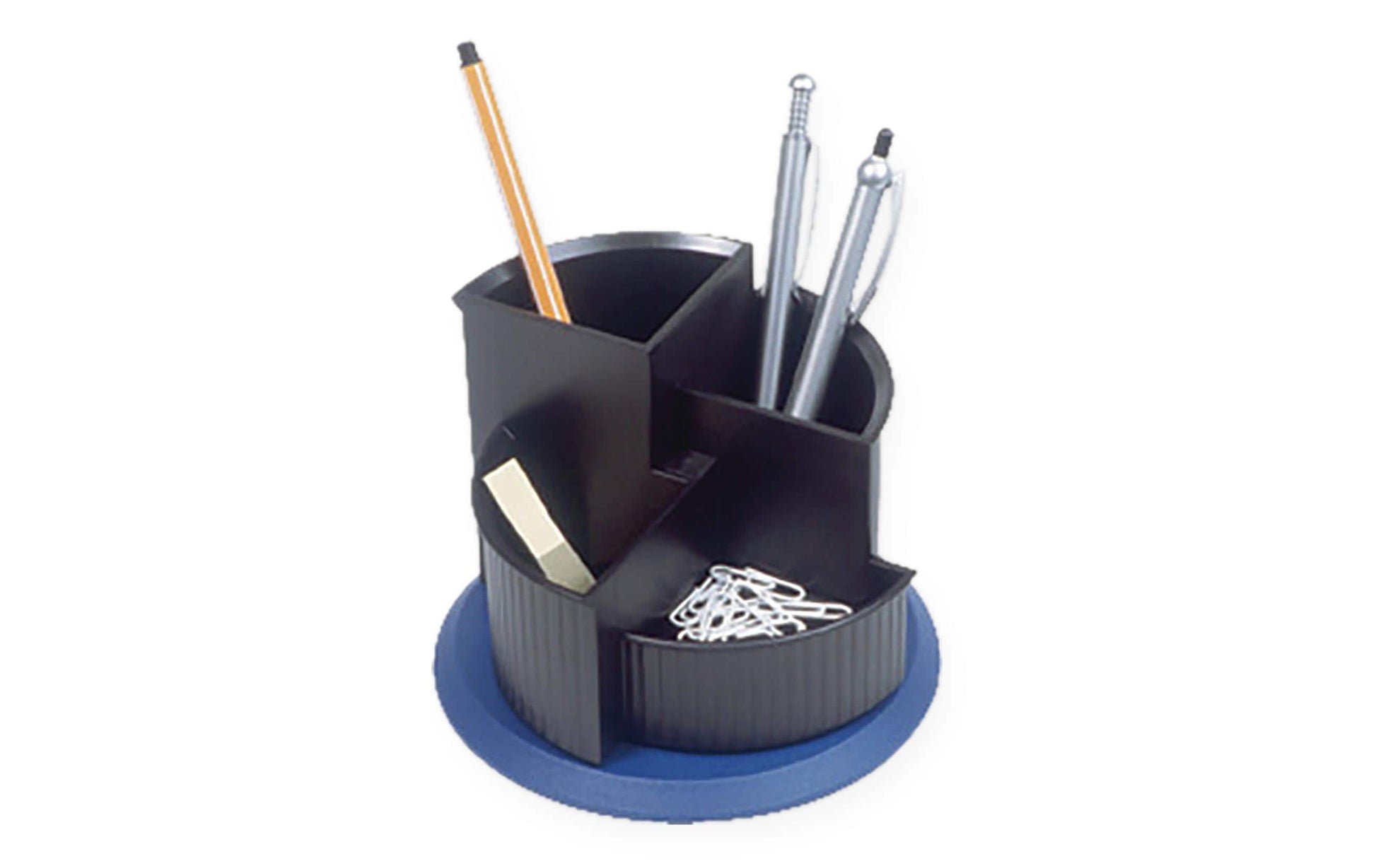 Helit Multiköcher – Kunststoff, Schwarz, 140 × 112 mm