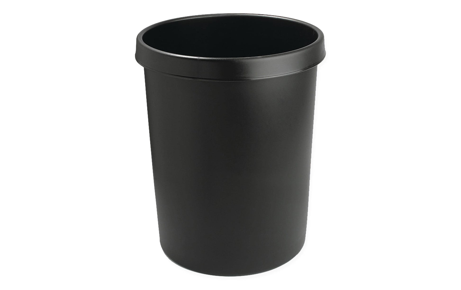 Helit Papierkorb – 45 l – Kunststoff, Schwarz – Ø 390 × H 480 mm