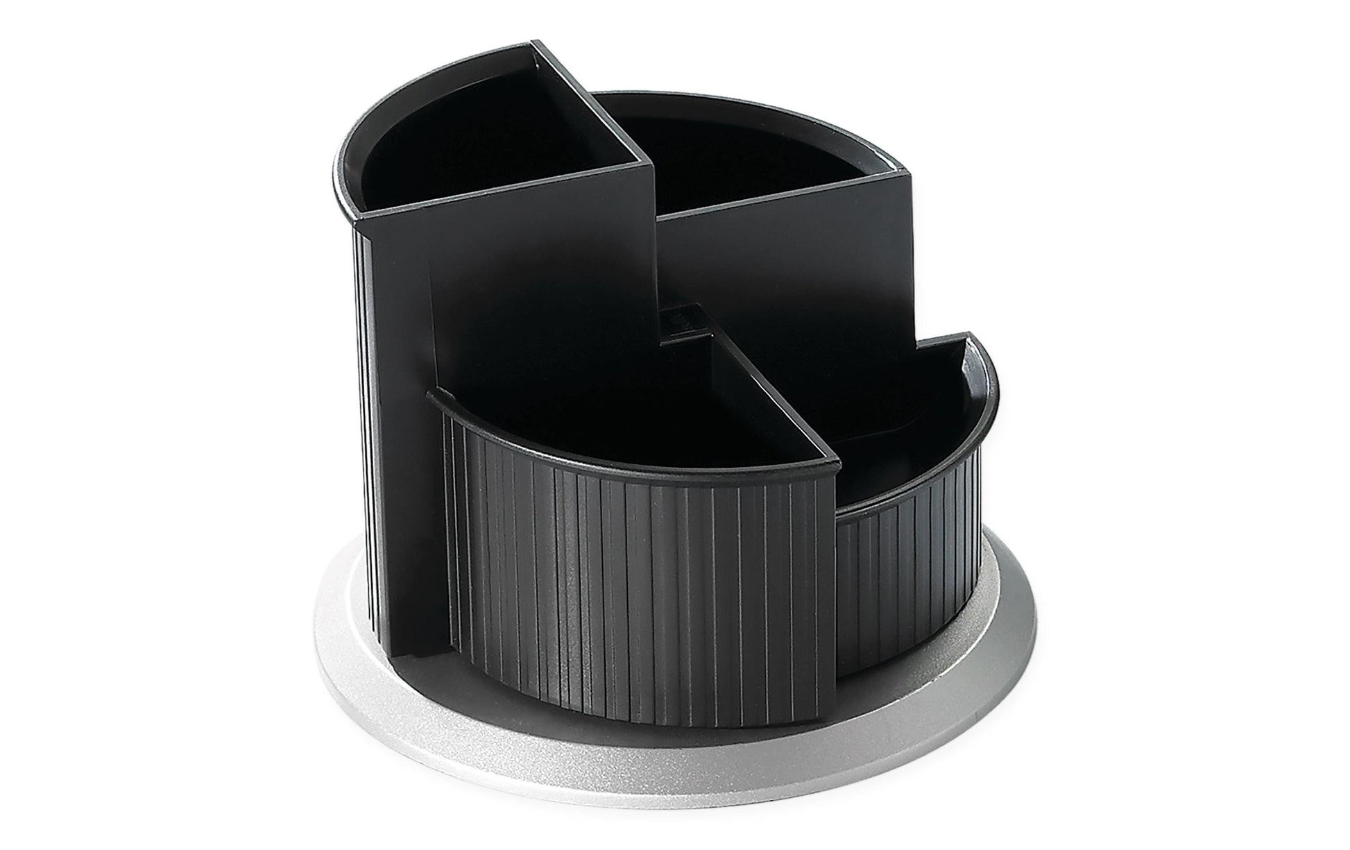 Helit Multiköcher – Kunststoff, schwarz, 140 × 112 mm