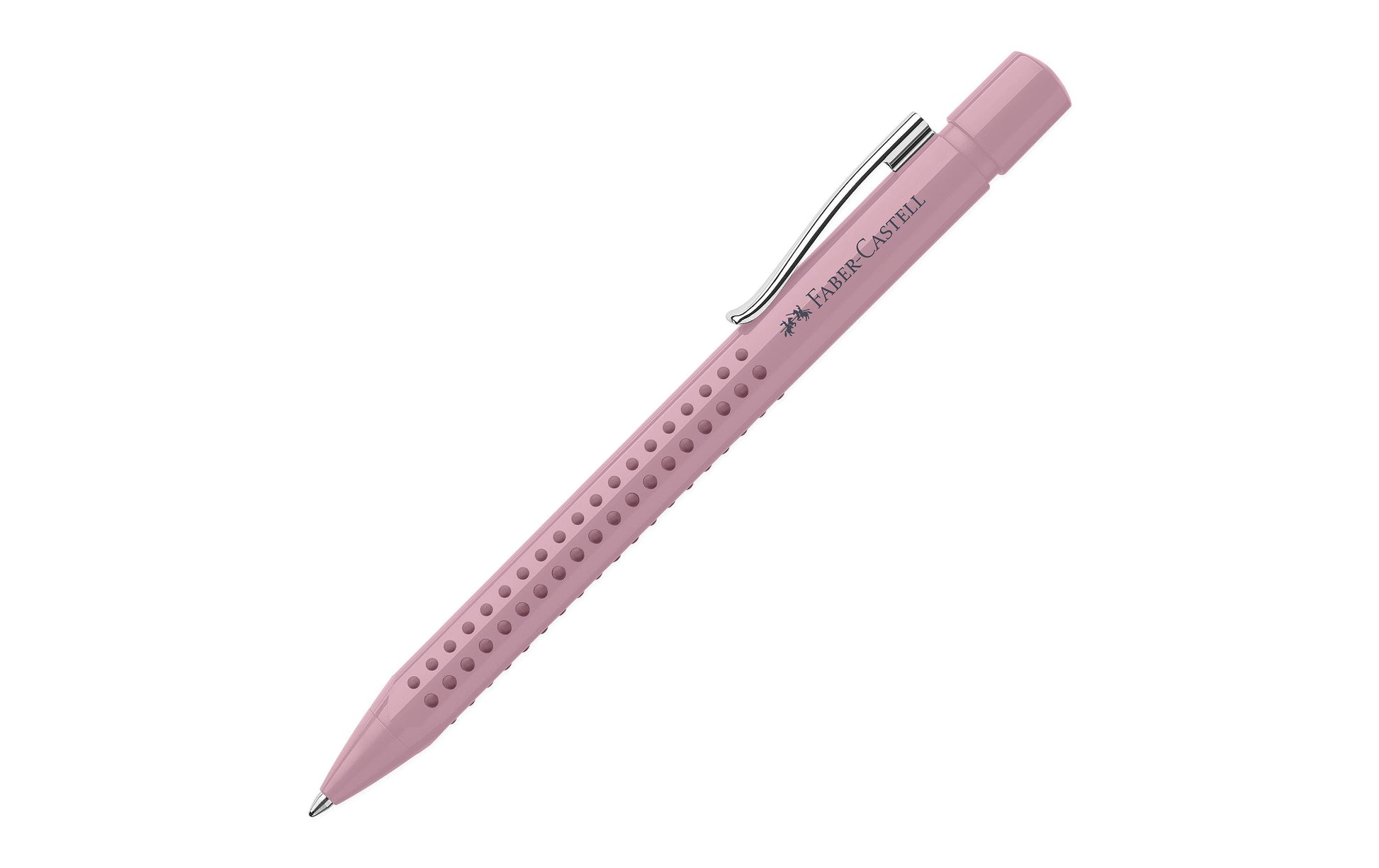 Faber-Castell GRIP 2010 Kugelschreiber – Blau, Druck, Pink, dokumentenecht, nachfüllbar