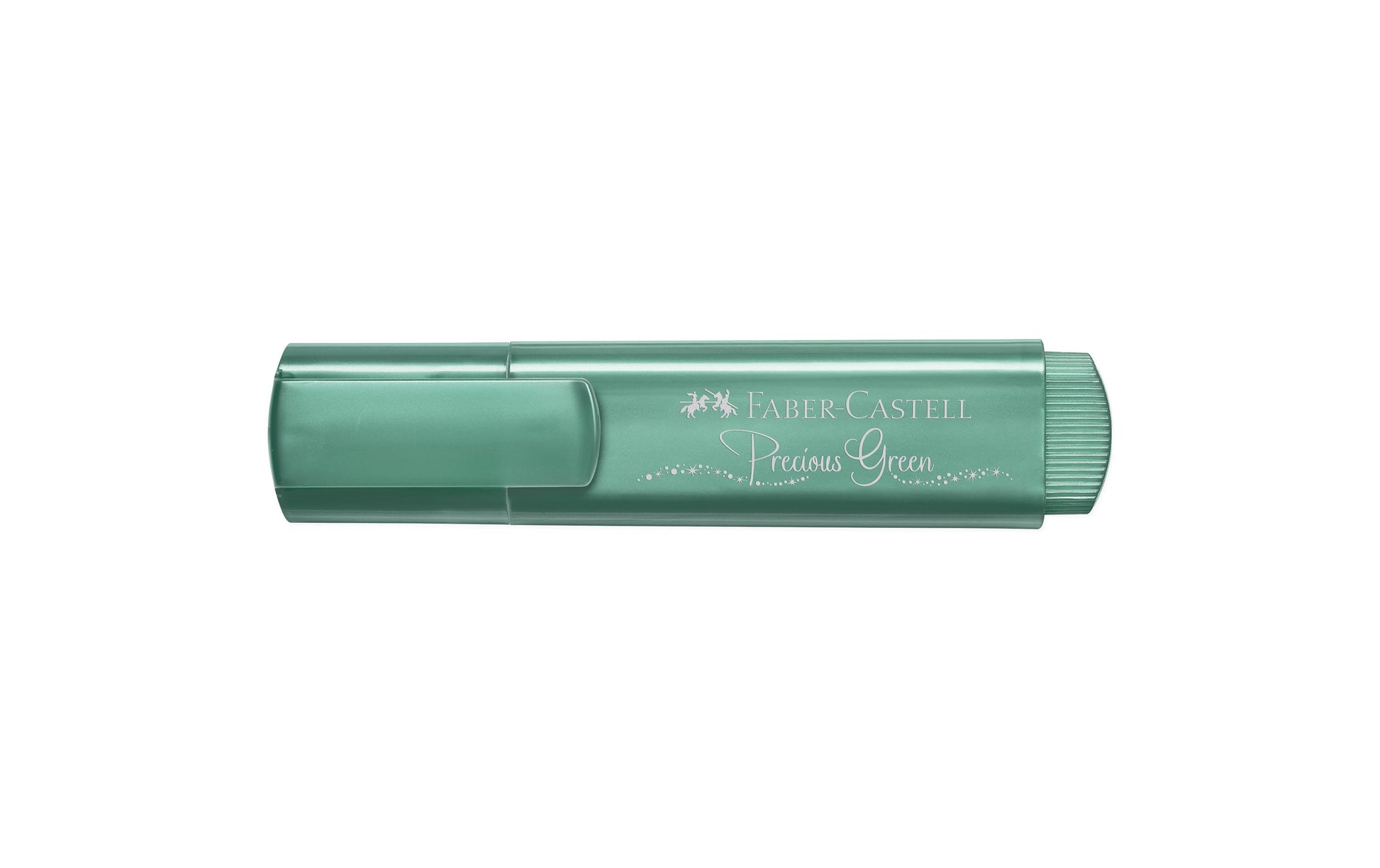 Faber-Castell Textliner 46 Textmarker – Metallic Grün, Keilspitze 1,2–5 mm
