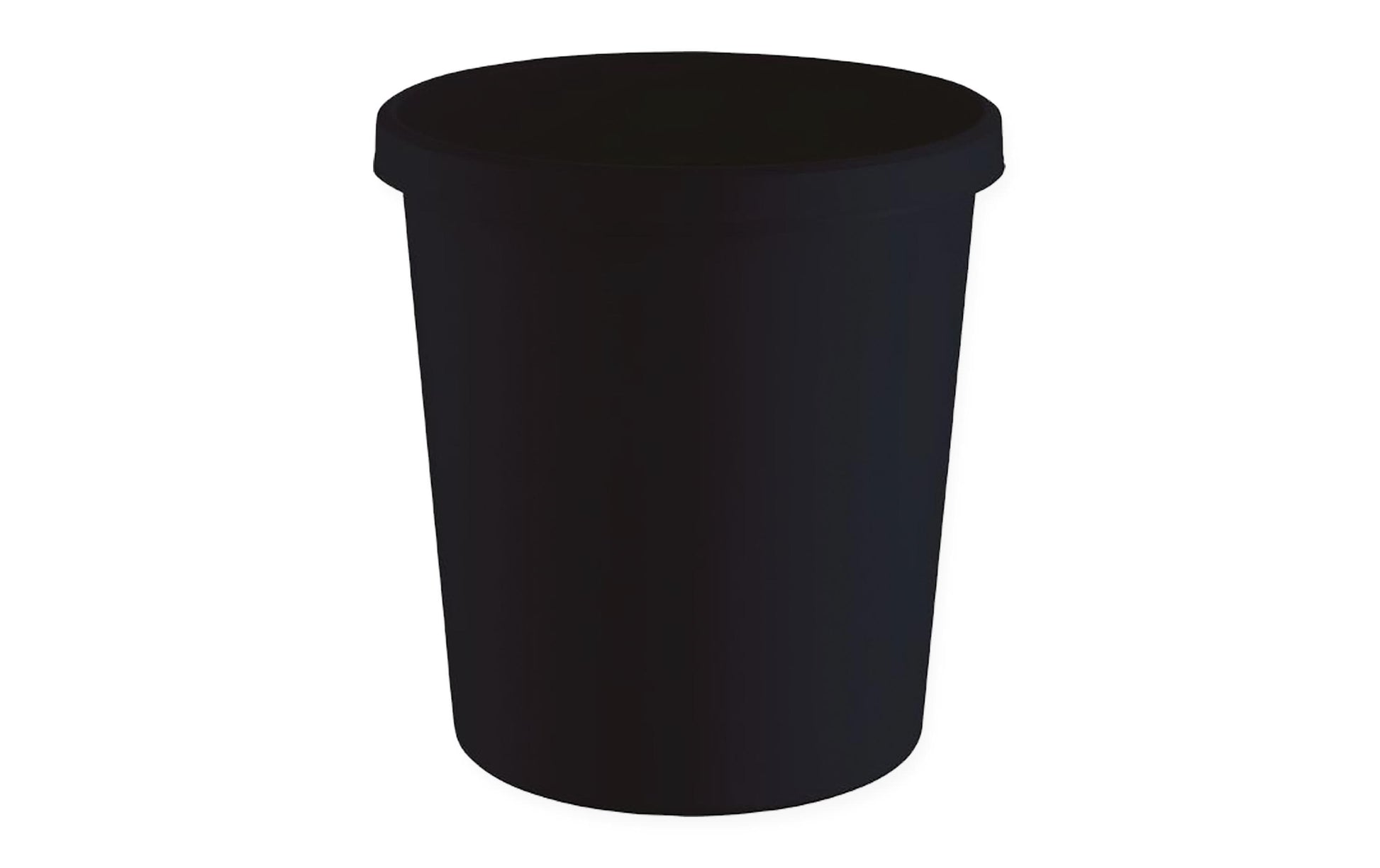Helit Papierkorb the green german – 18 l – Kunststoff, schwarz – Ø 310 × H 320 mm