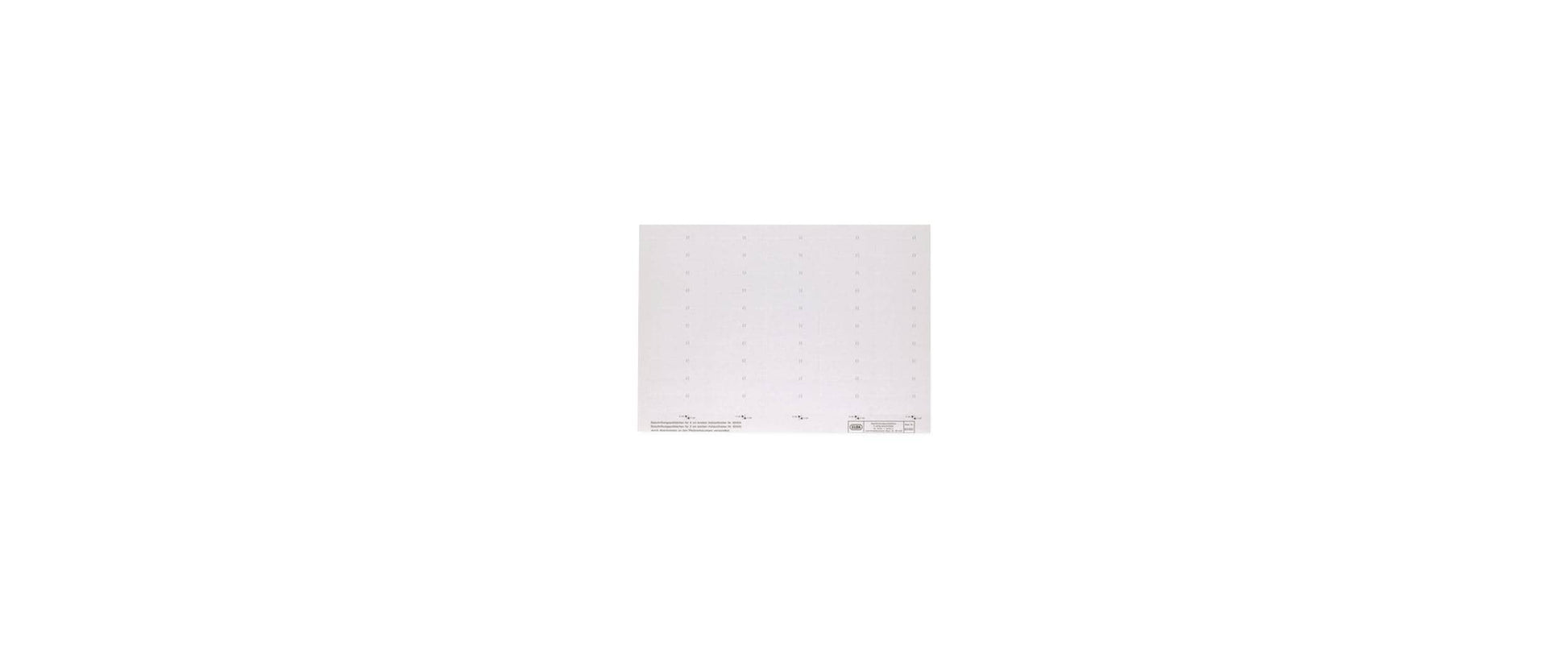 Elba Haftetiketten – rechteckig 58 × 18 mm, permanent, weiss, Karton, 50 Stk.