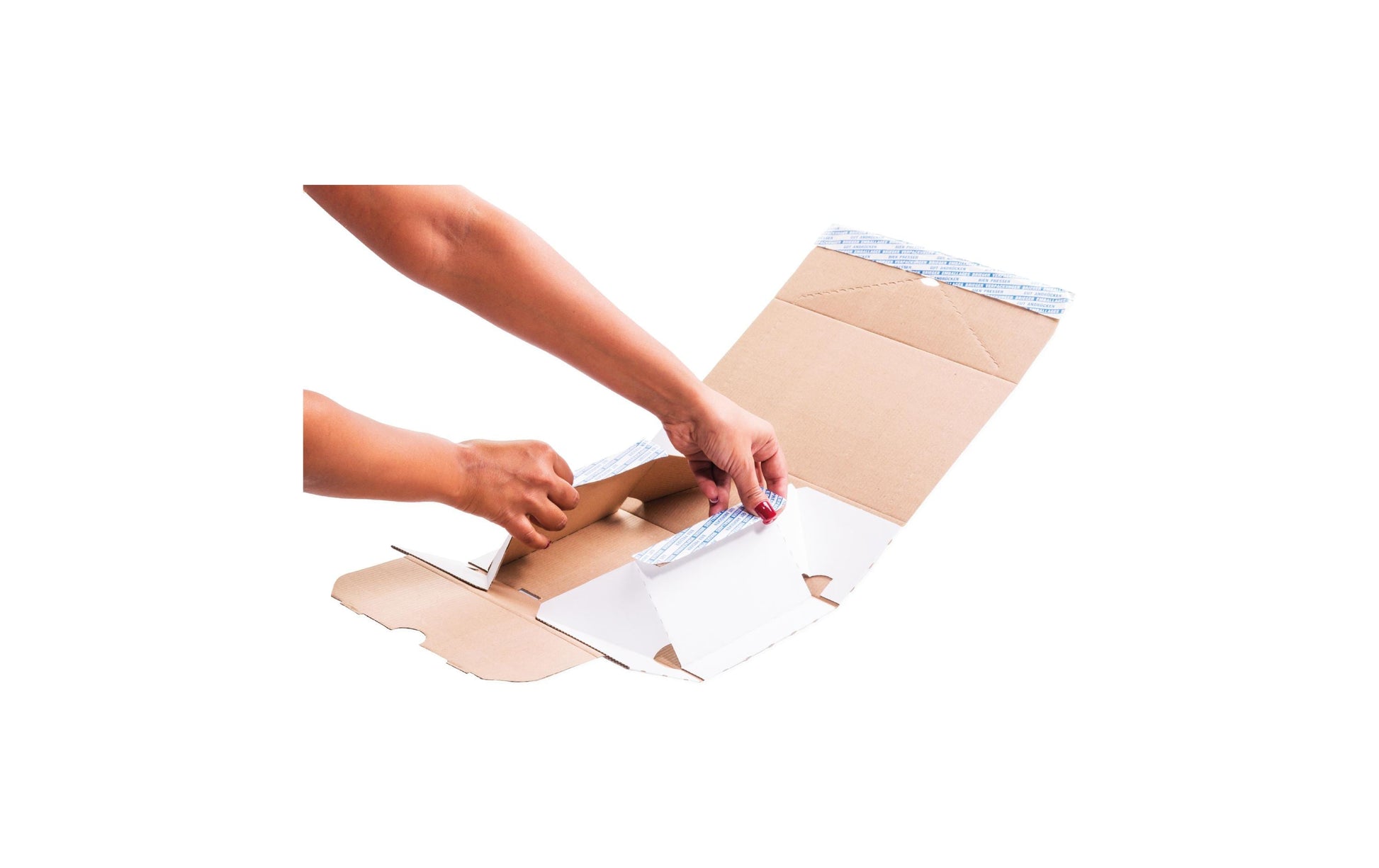 Brieger Versandkarton – 320 × 224 × 120 mm, selbstklebend, weiss – 1 Stk.