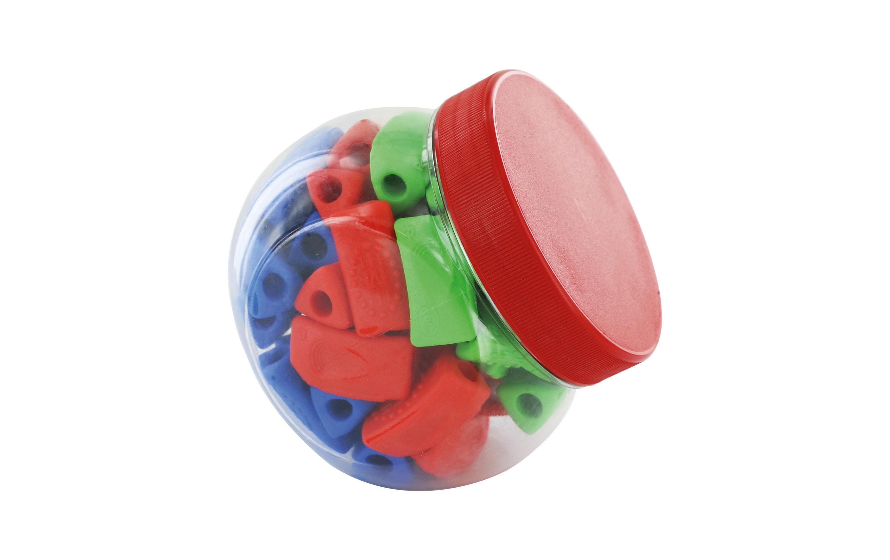 KUM Schreibhilfe Tri Grip – Dreikant, Dunkelblau, Gummi, 50er Pack