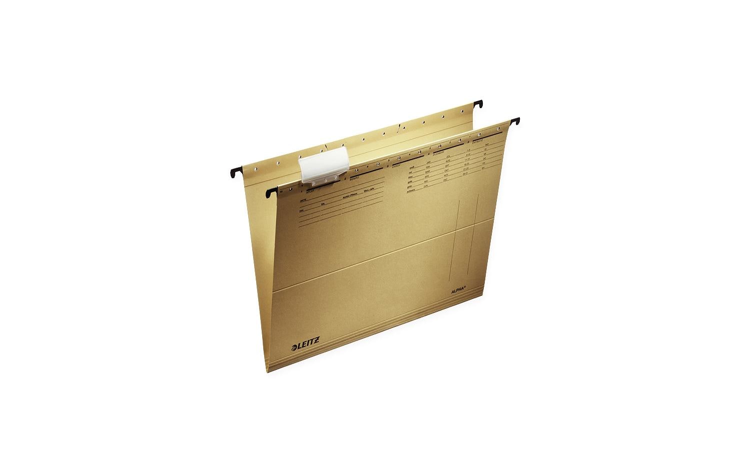 Leitz Hängeordner für A4 – Karton, Braun, 348 × 260 mm