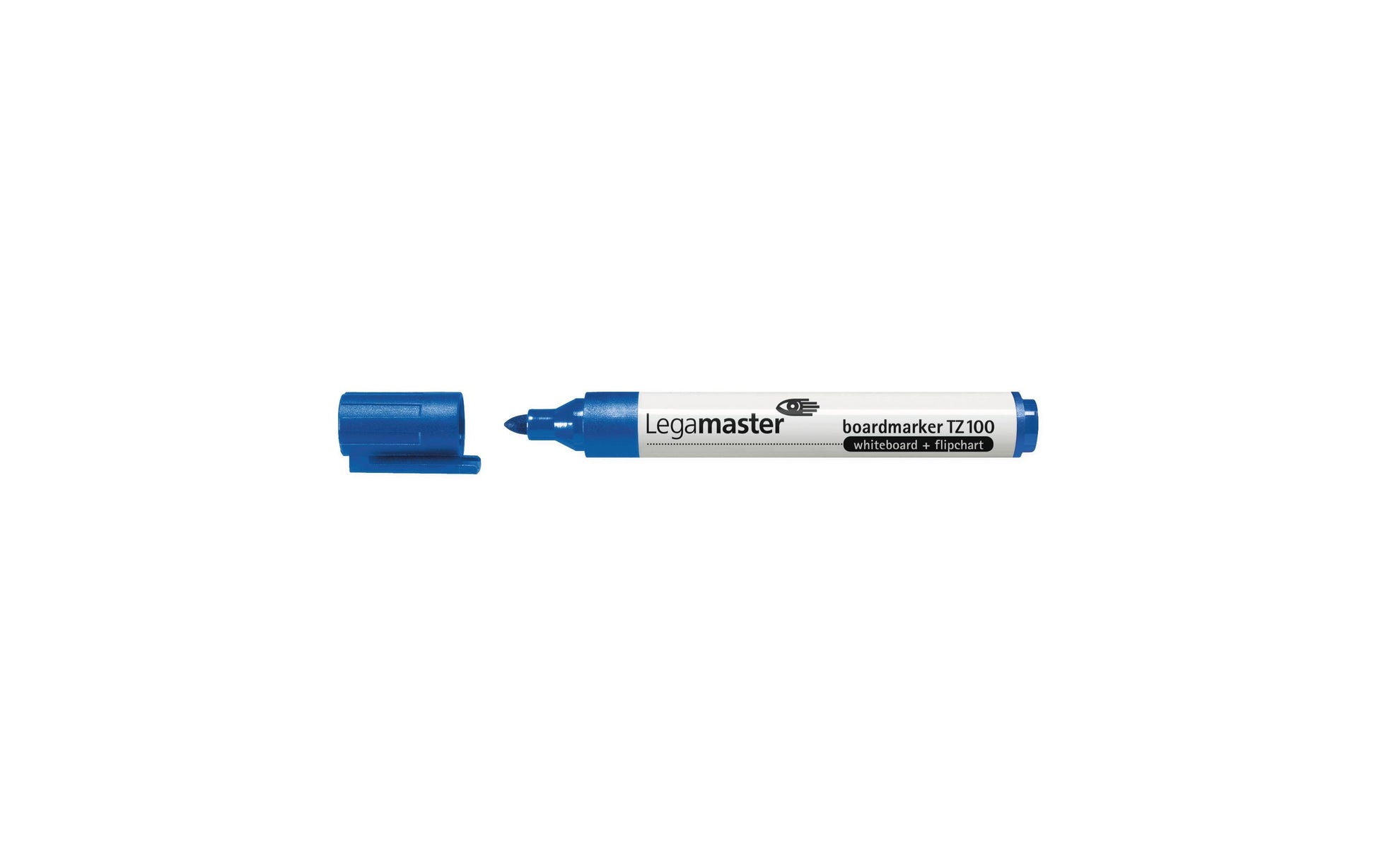 Legamaster Whiteboard-Marker – blau, 10 Stk., trocken abwischbar, nachfüllbar – für Whiteboards