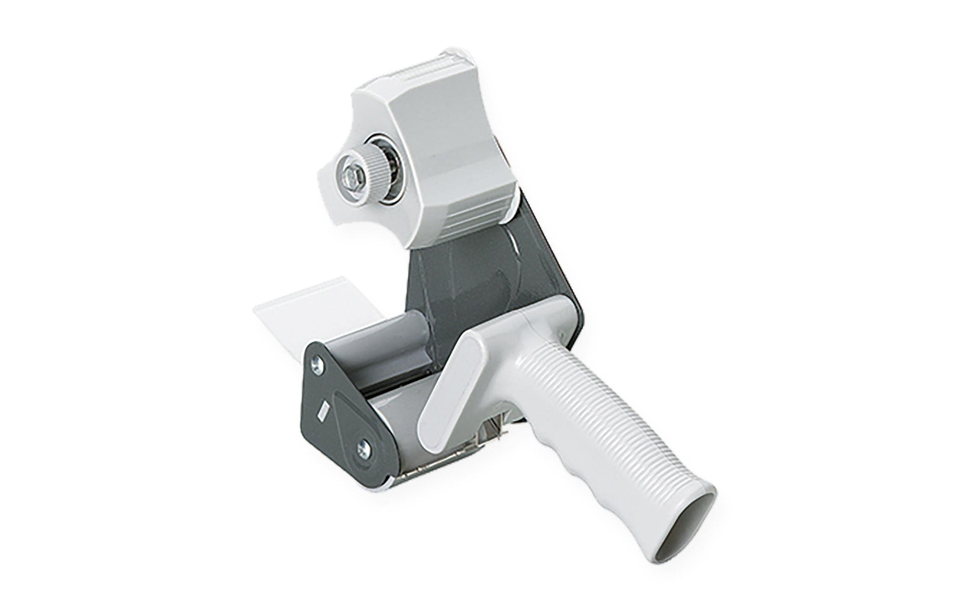 Alco Verpackungsbandabroller – für Verpackungsband bis 50 mm × 66 m, Metall, Grau