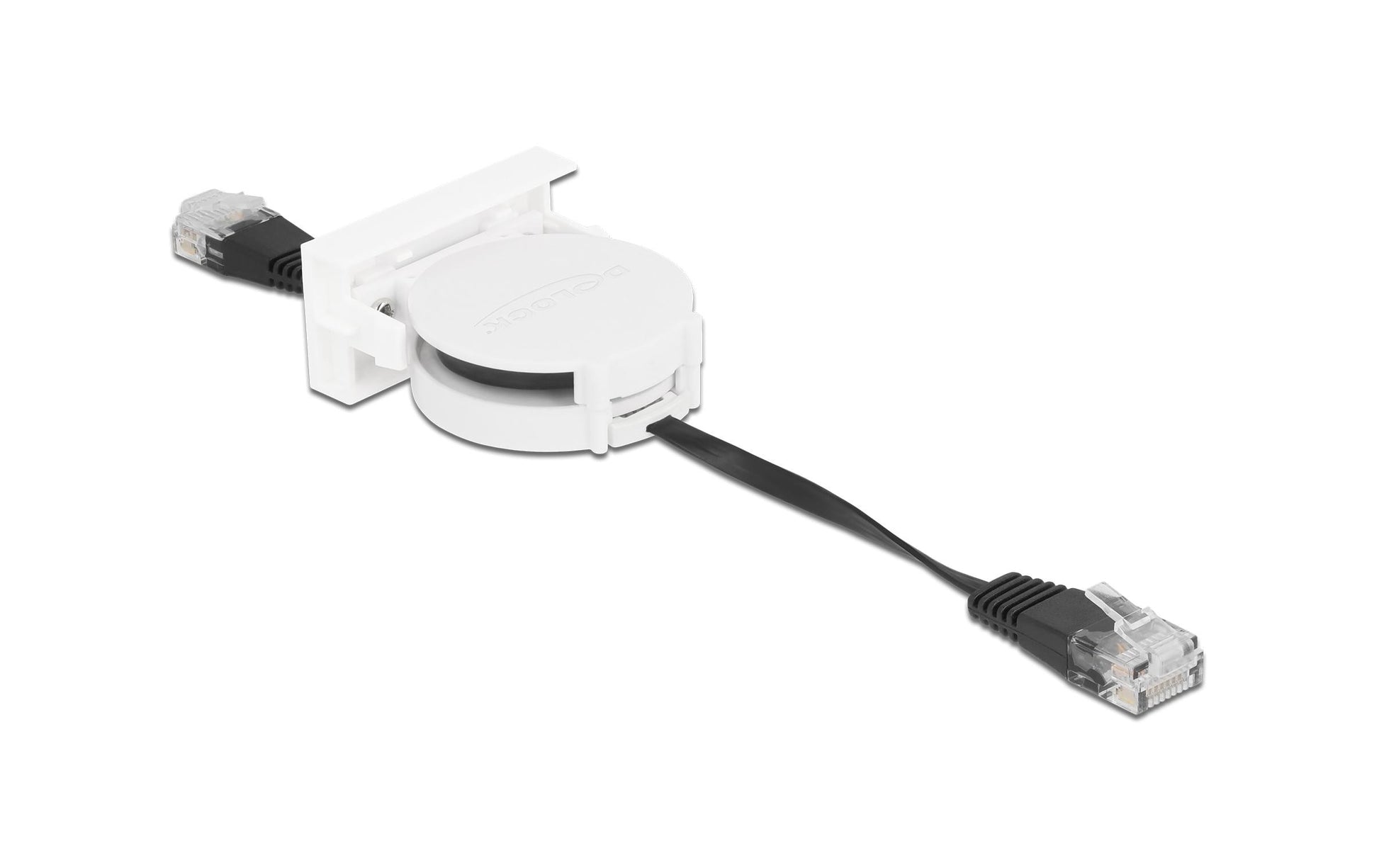 DeLOCK Easy 45 Patchkabel – Cat5e S/FTP, 0,62 m, Schwarz, LSZH, RJ‑45