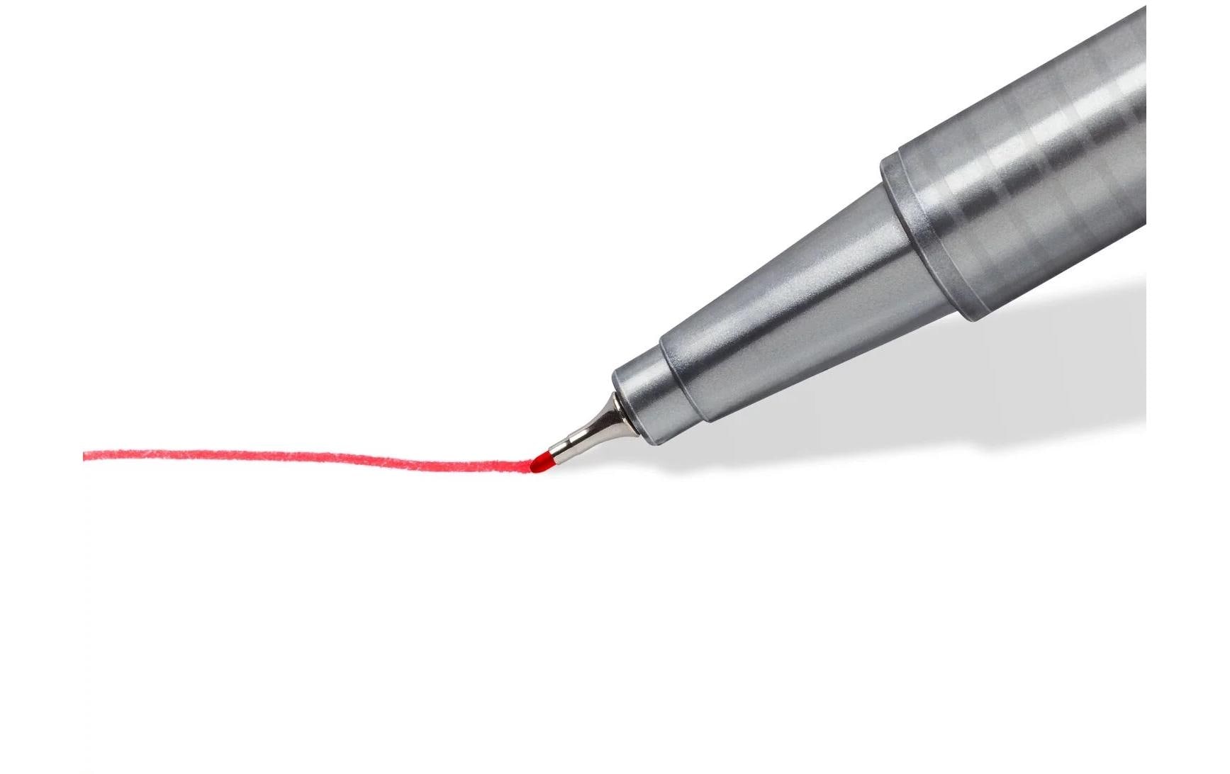 STAEDTLER triplus Fineliner Etui – 0,3 mm, schwarz, blau, grün, rot