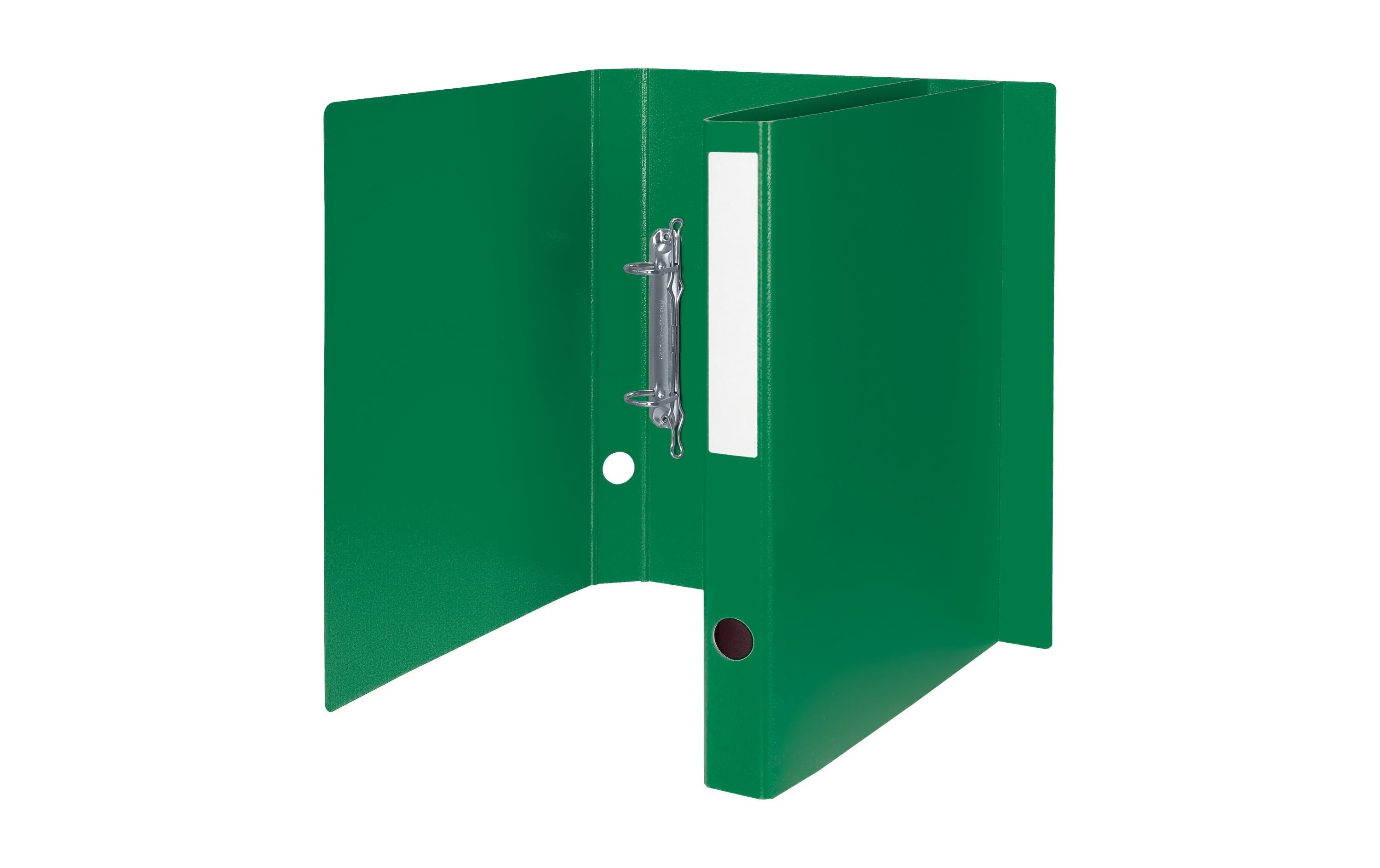Office Focus 2-Ring-Ordner – für A4 – Rückenbreite 3 cm – Grün – 10 Stk.
