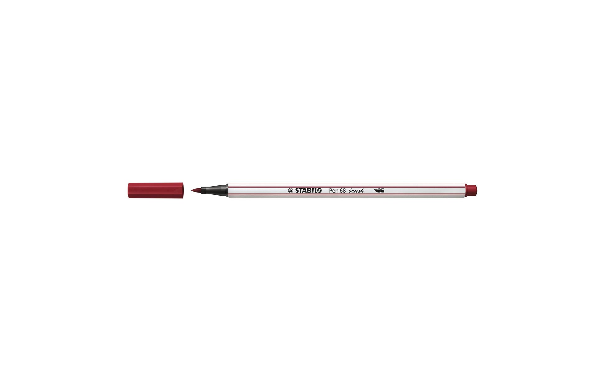 STABILO Pen 68 Pinselstift – Pinselspitze, wasserbasiert, Violett