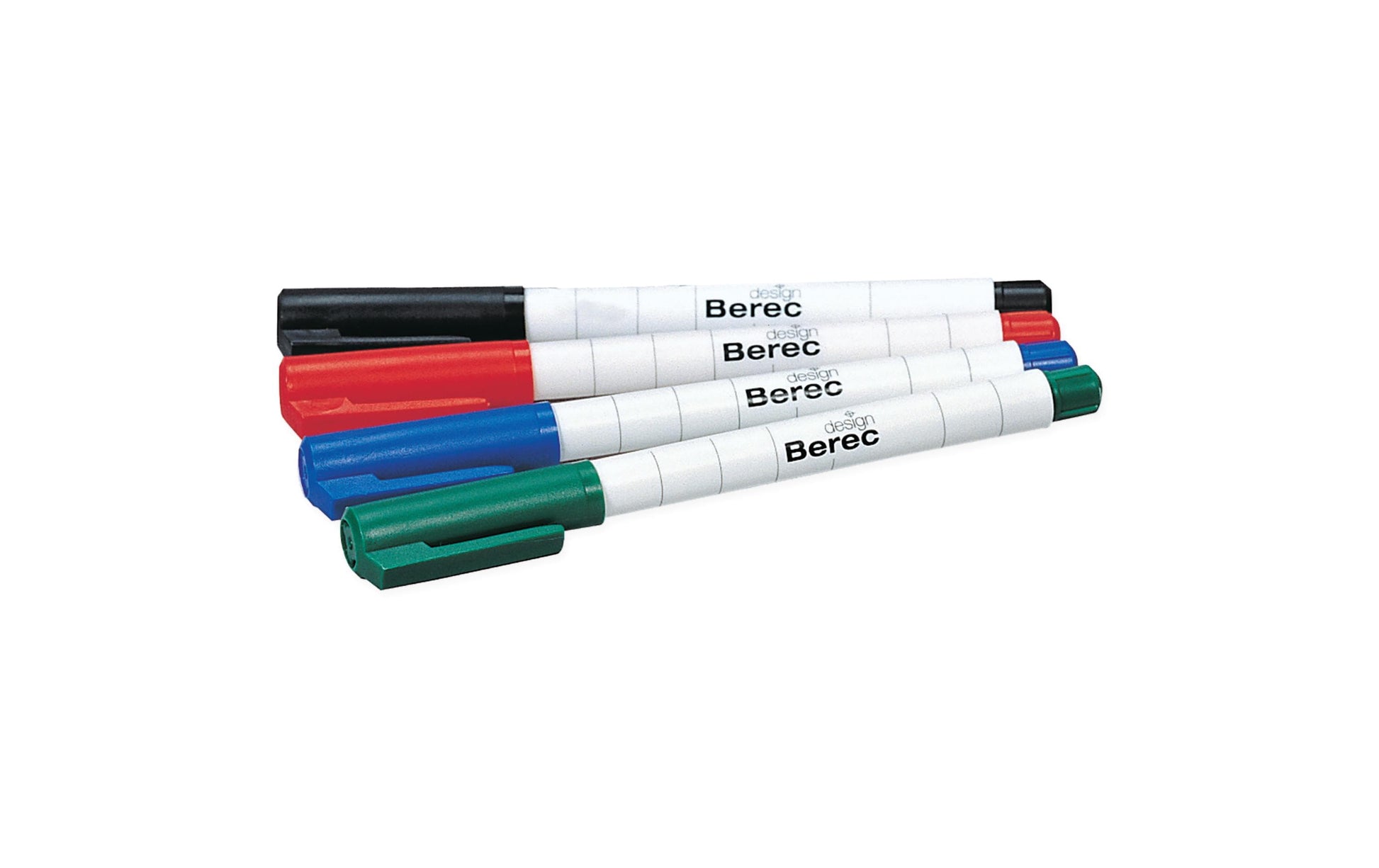 BEREC Board-Marker – schwarz, blau, grün, rot – 4er-Set
