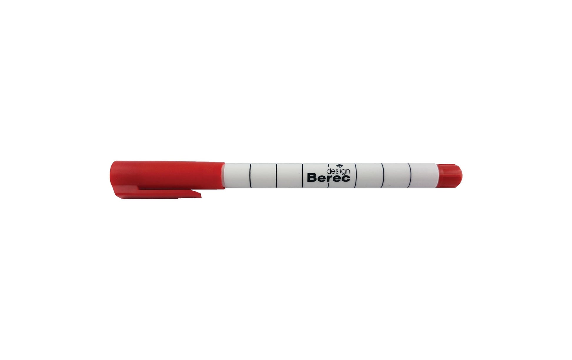 BEREC Whiteboard-Marker – 1 mm, rot, 10 Stk., trocken abwischbar, nachfüllbar – für Whiteboards