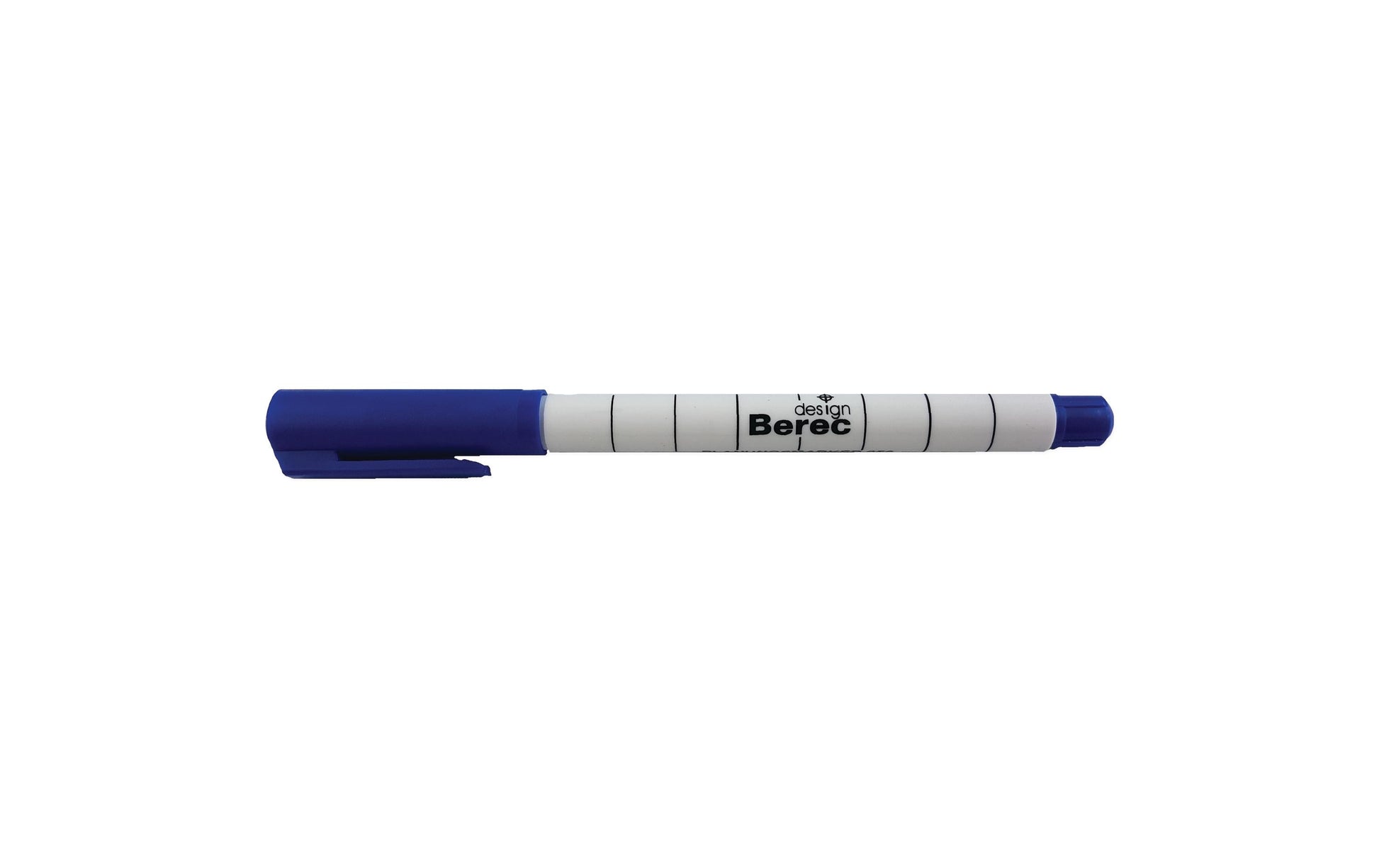 BEREC Whiteboard-Marker – Rundspitze 1 mm, Blau, 10 Stk., Trocken abwischbar, Nachfüllbar – Für Whiteboards