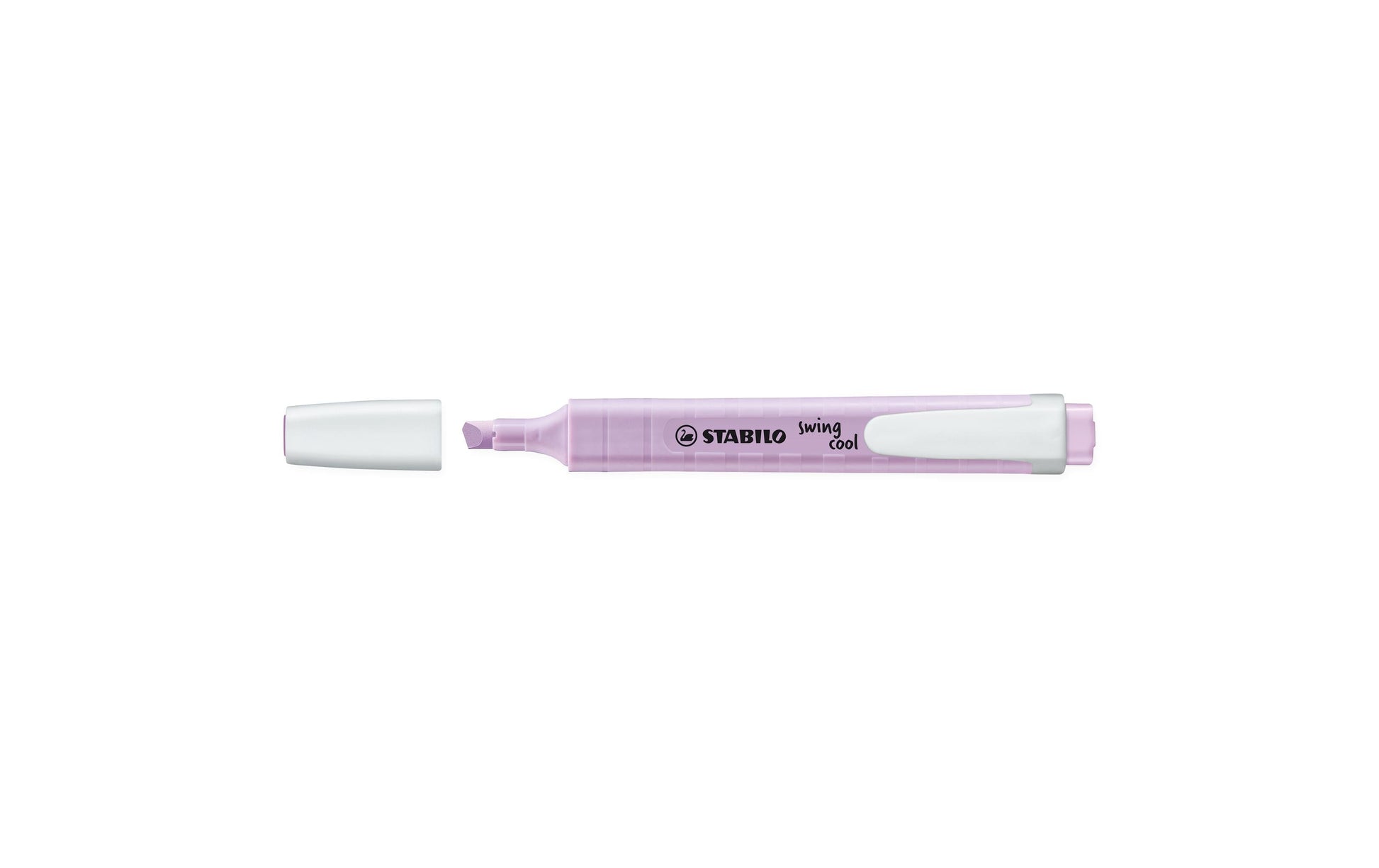 STABILO swing cool Pastel Edition Textmarker lila – Keilspitze, 1–4 mm