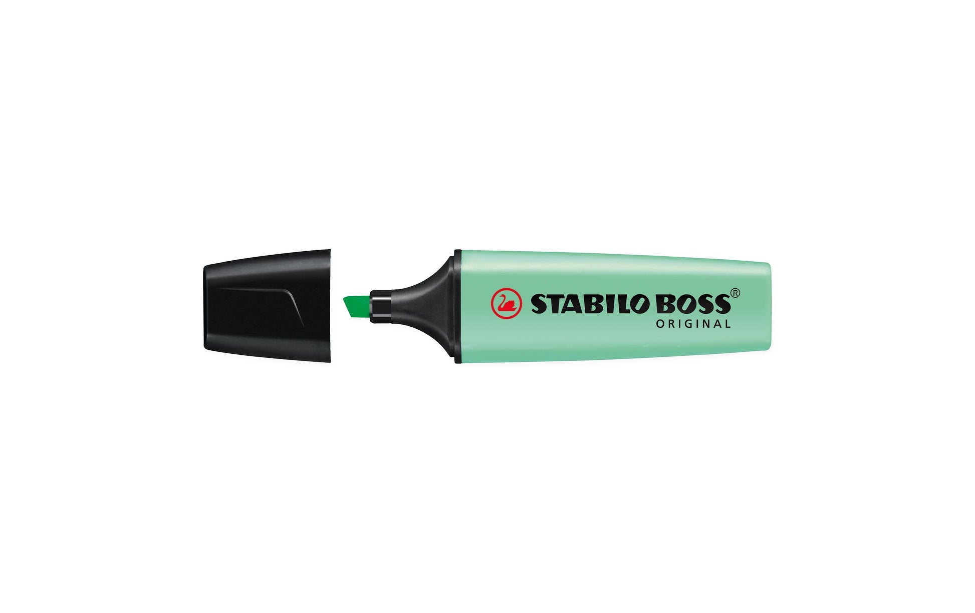 STABILO BOSS Original Textmarker Minze – Keilspitze, 2–5 mm