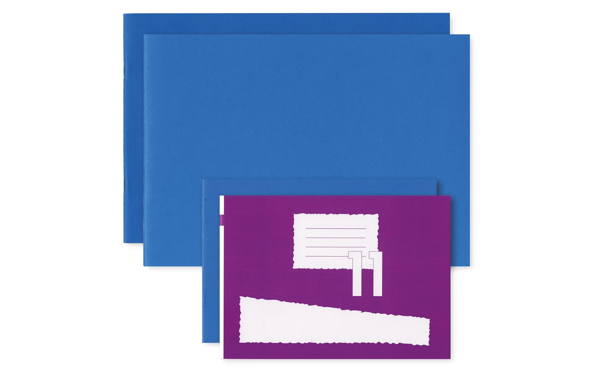 Office Focus Zeichenheft – A5 quer – 120 g/m² – geheftet – 36 Seiten – Violett