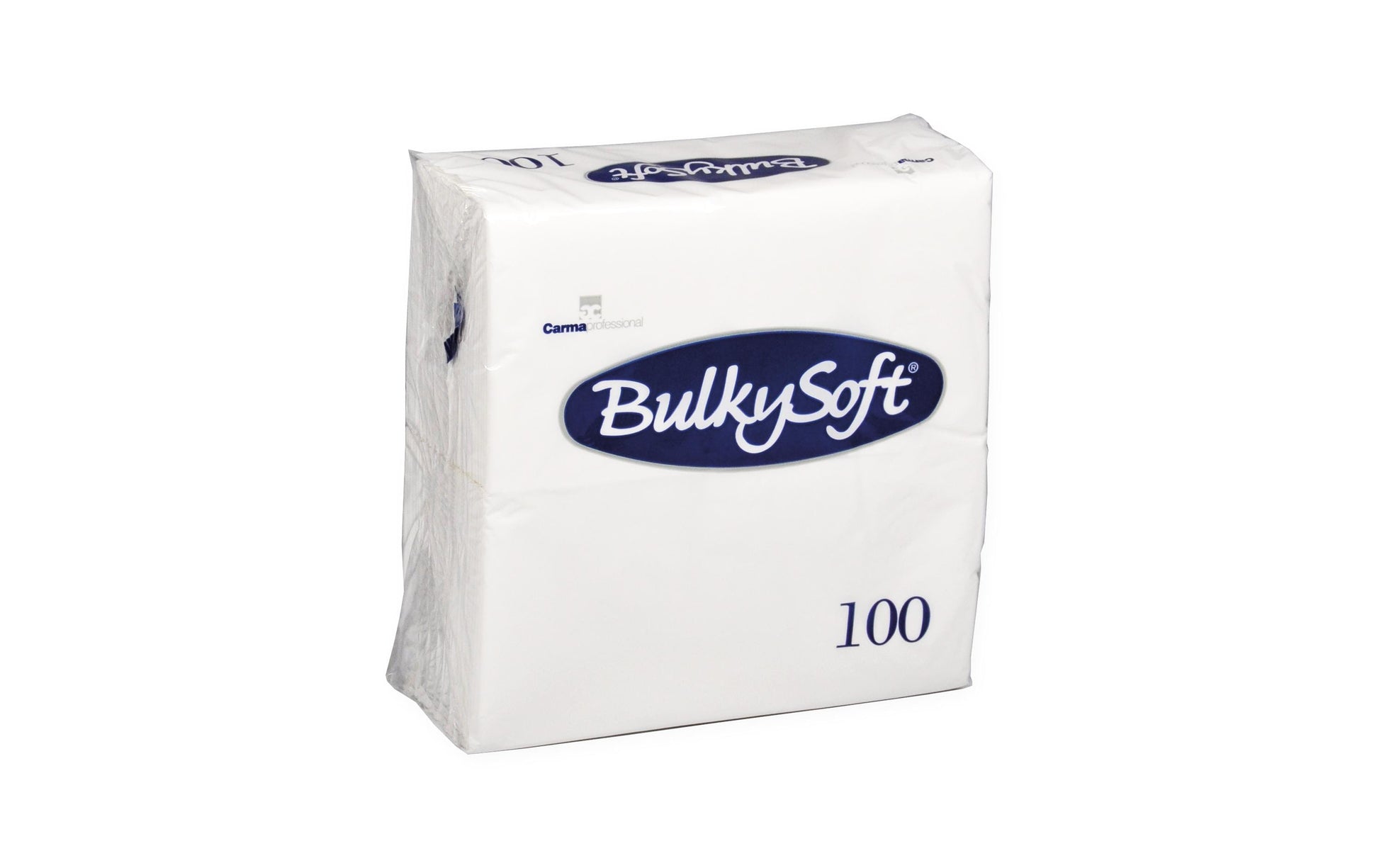 Haushaltsware Bulkysoft Servietten – weiss – 40 × 40 cm, 2-lagig – 100 Stück