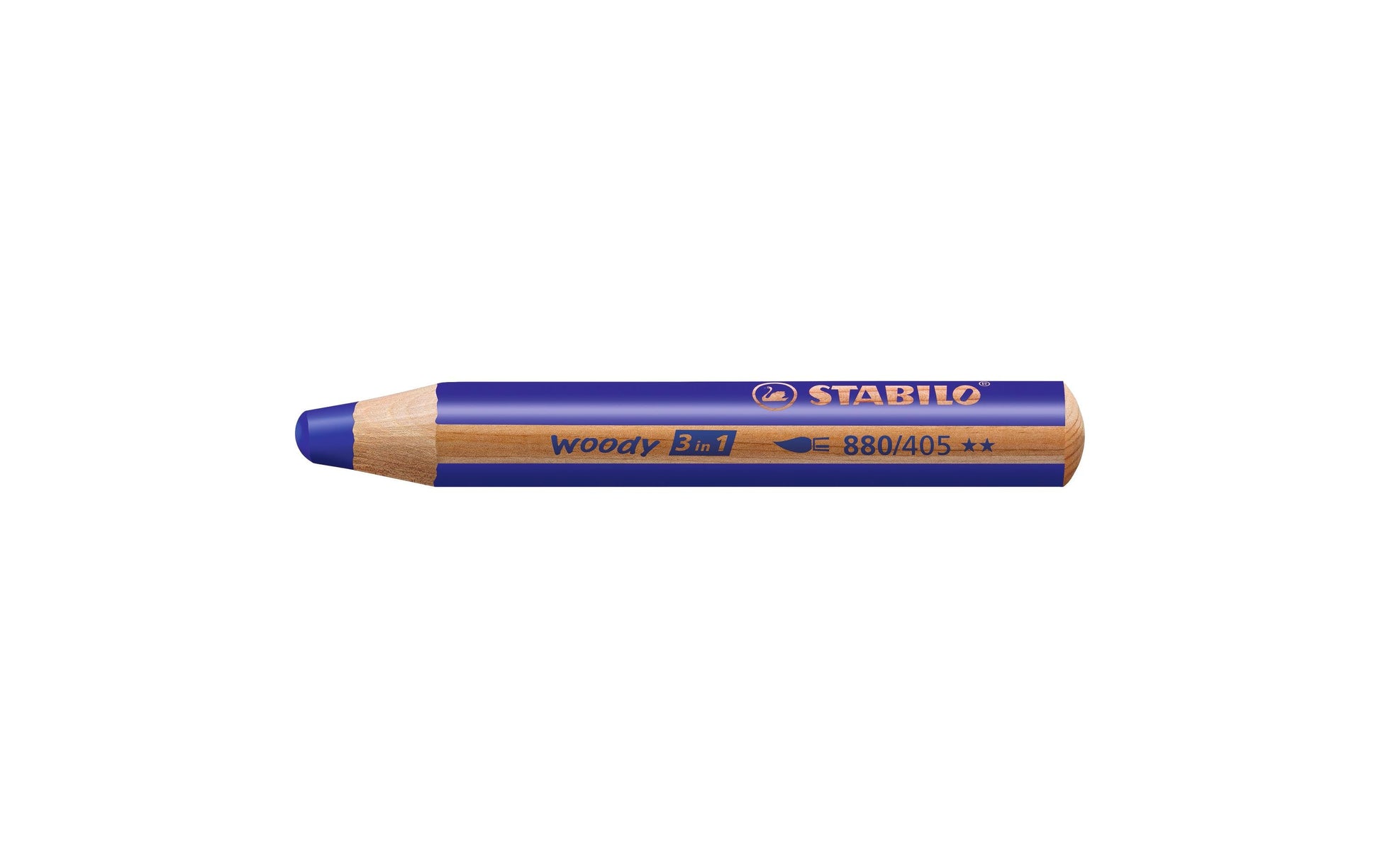 STABILO woody 3 in 1 – ultramarinblau, Ø 10 mm