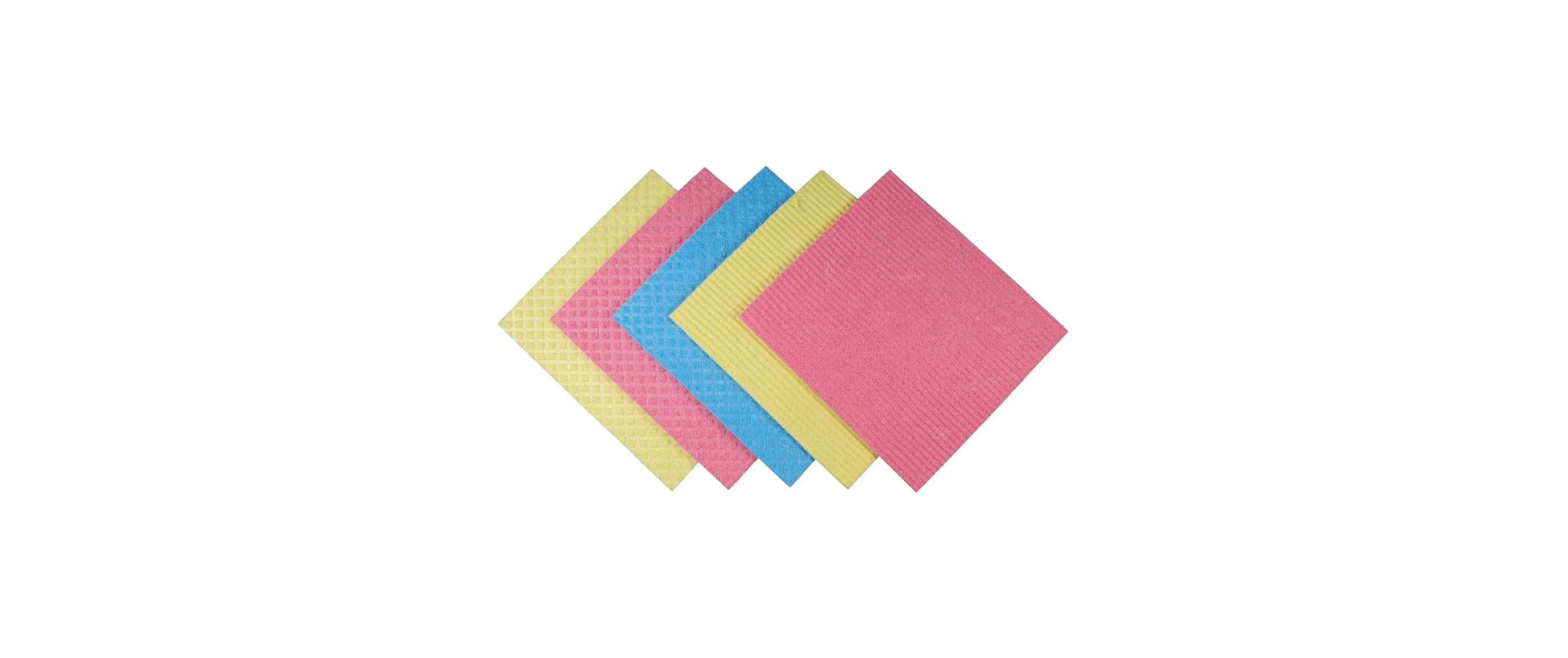 Weita Schwammtuch – assortiert – 18 × 20 cm – Zellulose, Baumwolle – 5er-Set