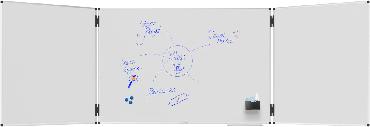Legamaster UNITE PLUS Whiteboard – Emaille, magnetisch – 150 × 100 cm
