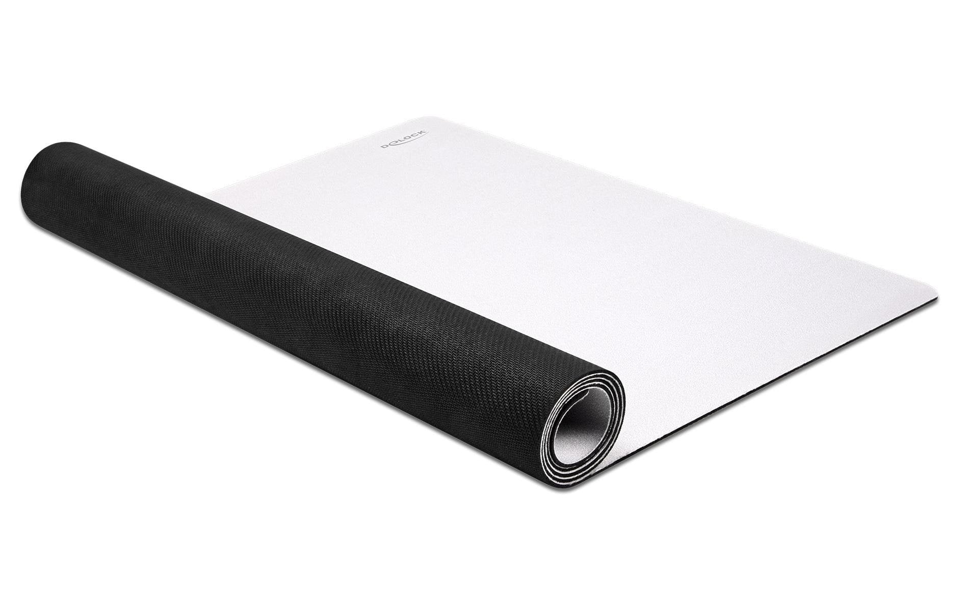 Delock Mousepad – 500 × 900 × 2 mm, Weiss