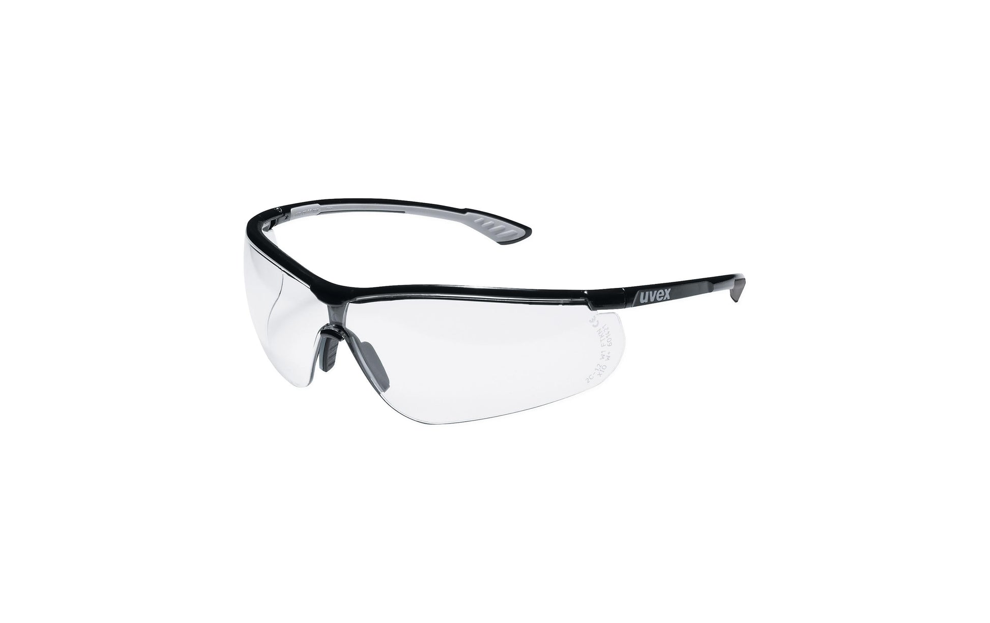 Uvex Schutzbrille Sportstyle 9193 080 – Klar, Beschlagfrei, UV-Schutz, Schwarz