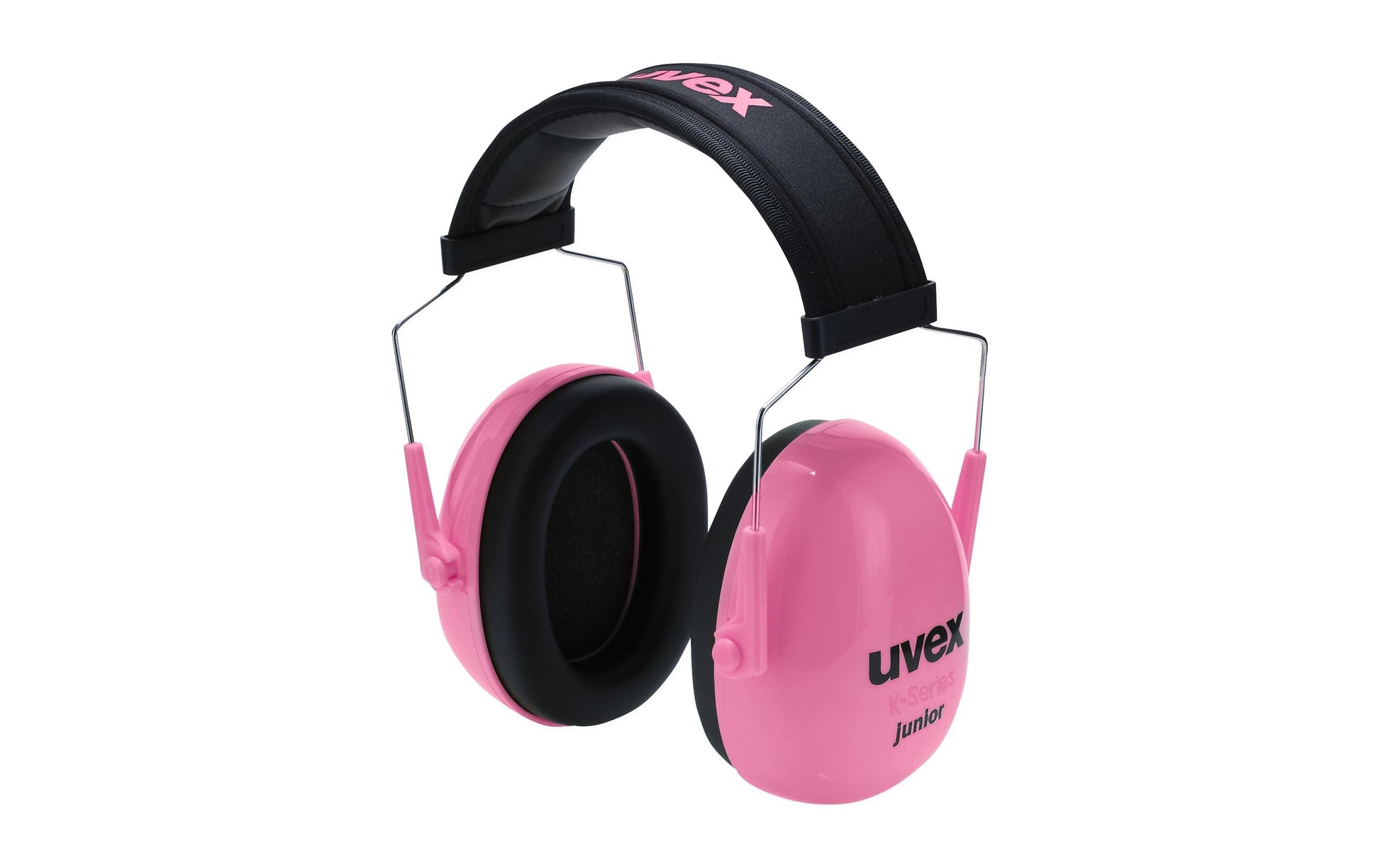 Uvex K Junior Kapselgehörschutz für Kinder – SNR 29 dB – Pink/Schwarz
