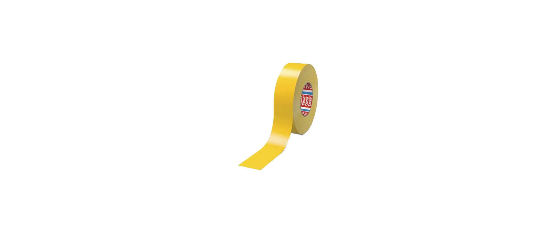 tesa Gewebeband 4651 Premium – 50 mm × 50 m, gelb, stark
