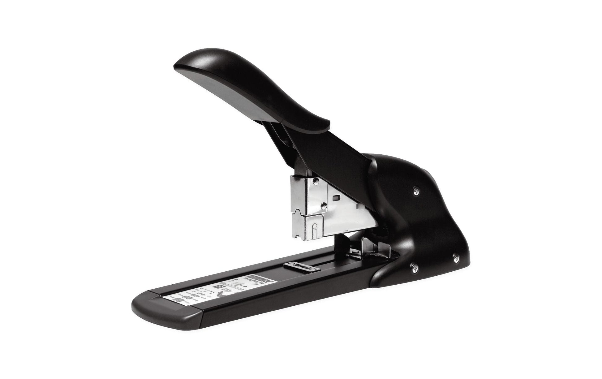 Rapid HD110 – Blockhefter, für 9/8, 9/10, 9/12 usw., verstellbarer Papieranschlag, Einlegetiefe 66 mm