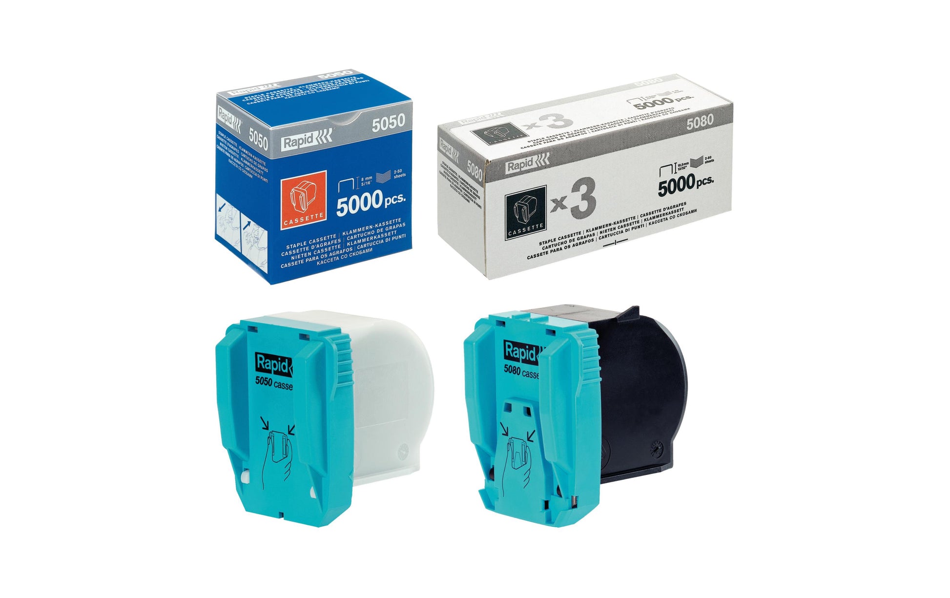 Rapid Heftklammernkassette – für Rapid 5050 – 5000 Stk.