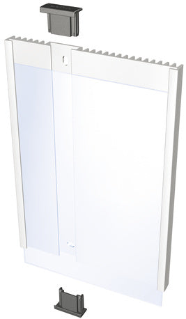 Durable Info-Schild Türschild – 149 × 210,5 mm – Aluminium/Acryl – Silber