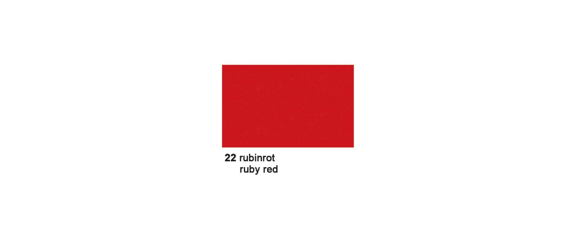 URSUS Fotokarton – 50 × 70 cm, rot, 300 g/m² – 10 Blatt