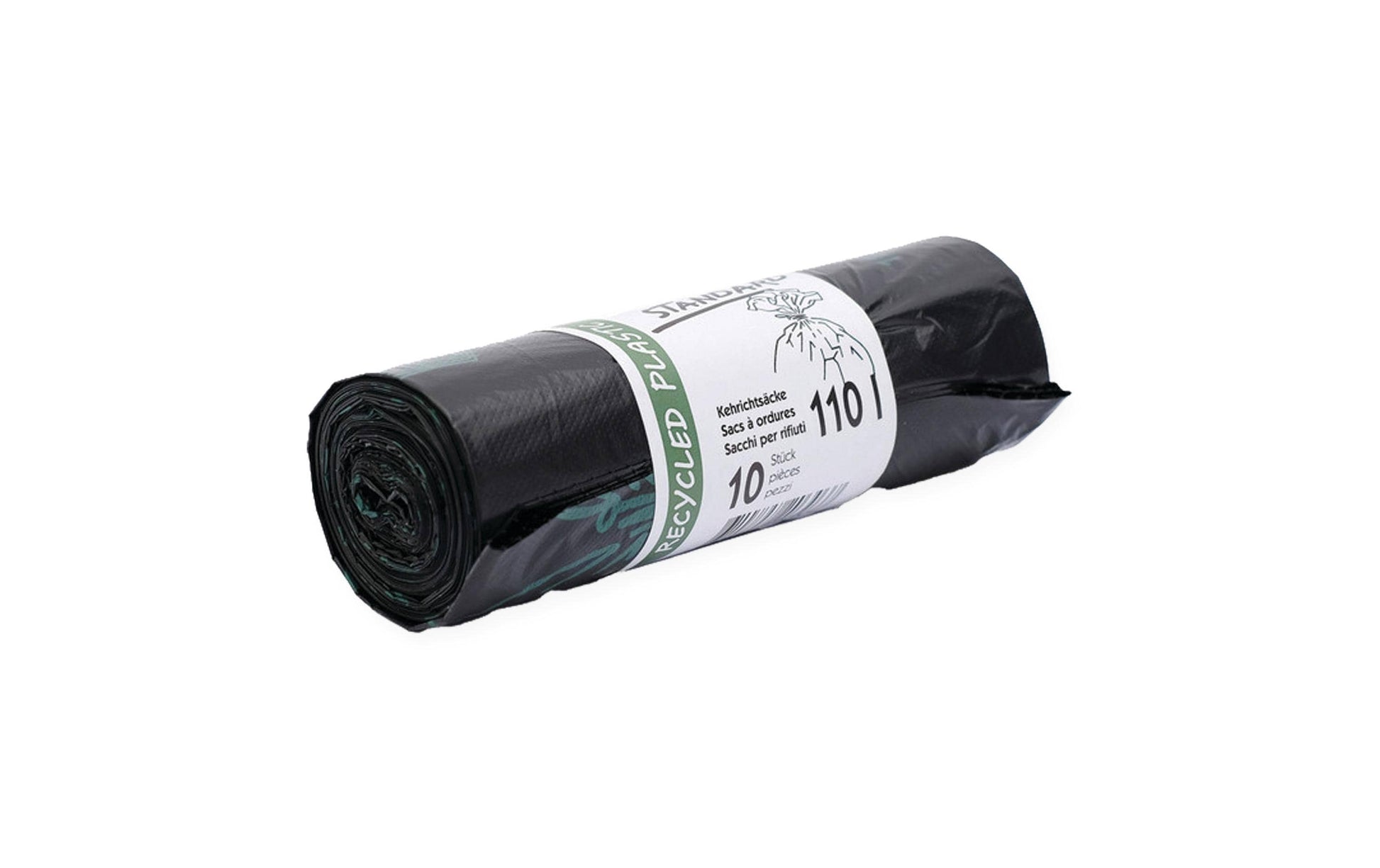 Webstar Kehrichtsack – 110 l, LLDPE, schwarz, 1'100 × 350 mm, 10 Stk