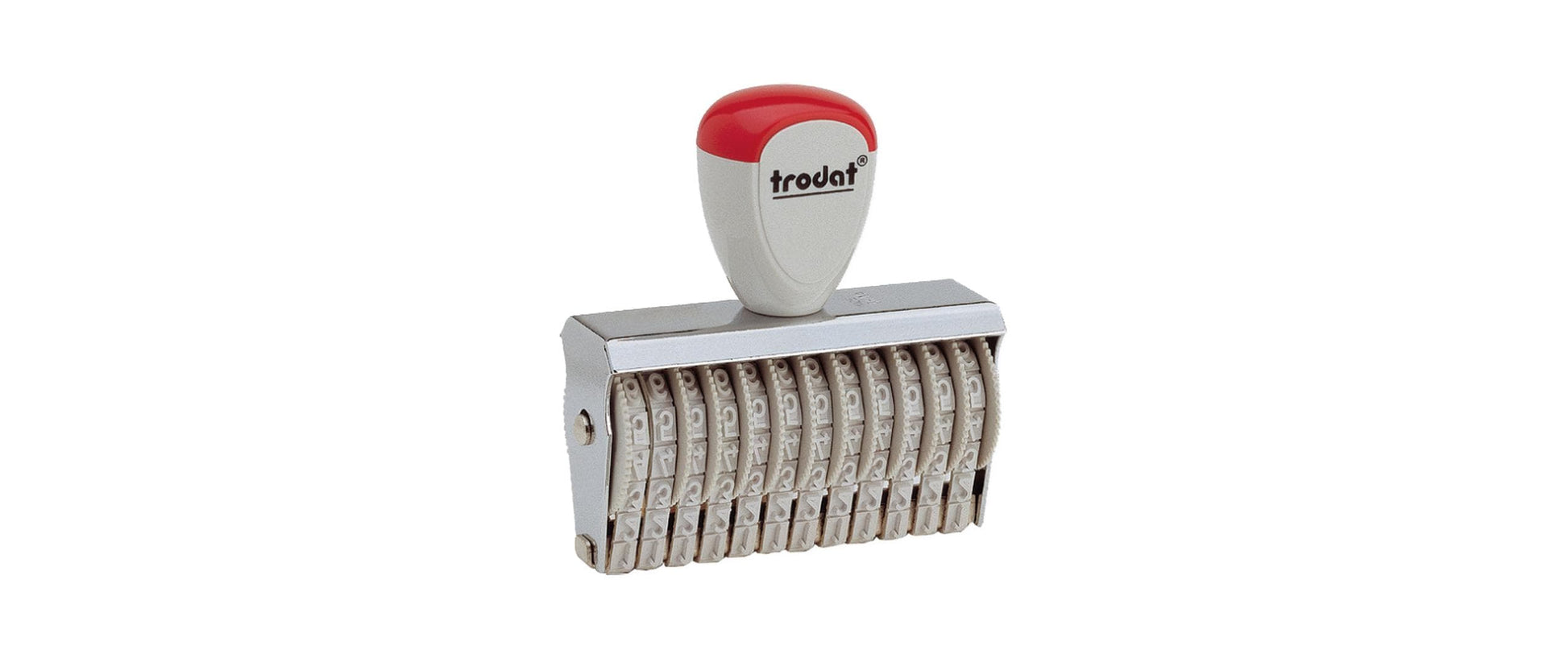 Trodat Classic 15312 – Ziffernstempel, 12-stellig, Schrifthöhe 4 mm – schwarz