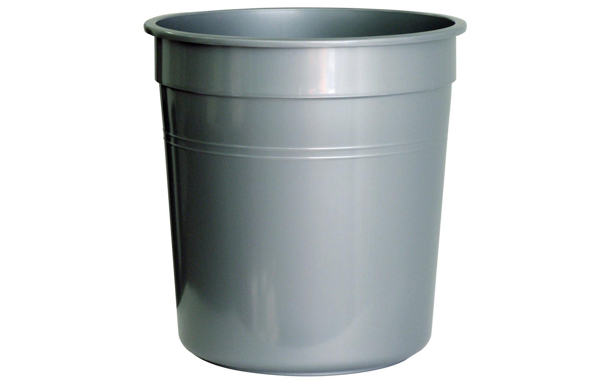 Hansa Papierkorb – 28 l – Kunststoff, Grau – Ø 365 × H 380 mm