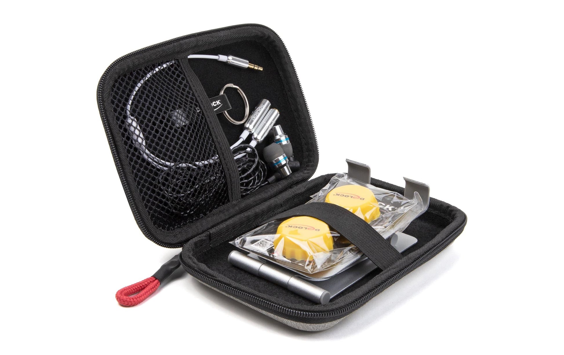 DeLOCK Travel Kit 1 Sound Edition In-Ear Headset – 3,5 mm Klinke, Grau