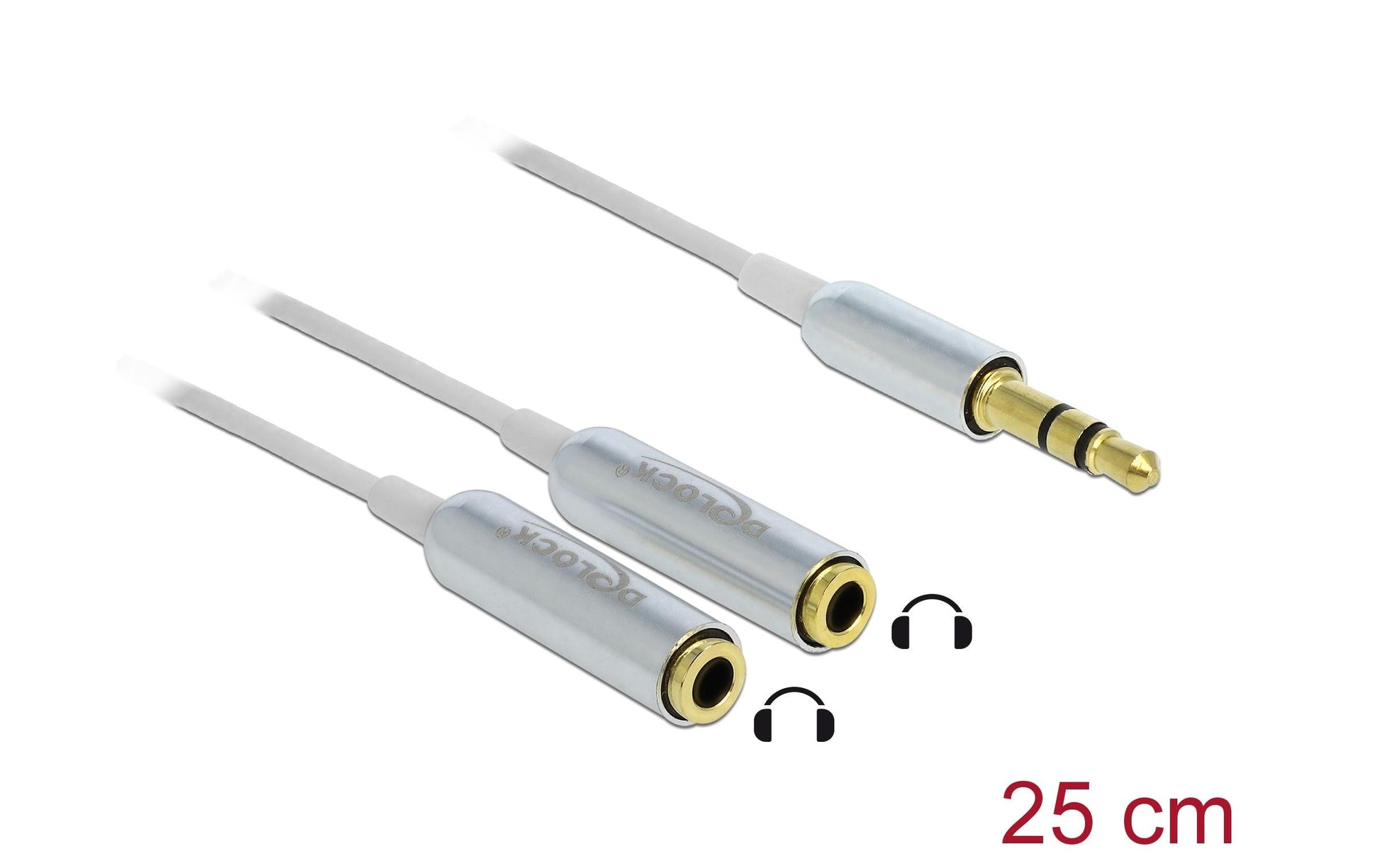DeLOCK Travel Kit 1 Sound Edition In-Ear Headset – 3,5 mm Klinke, Grau