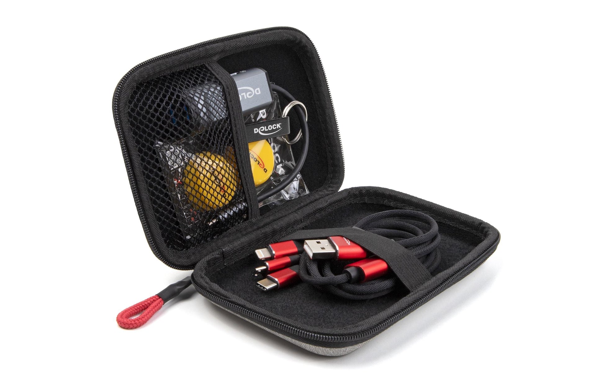 DeLOCK Travel Kit 2 Easy Edition USB-Hub – USB-C, 3× USB-A, für Windows/Mac/ChromeOS