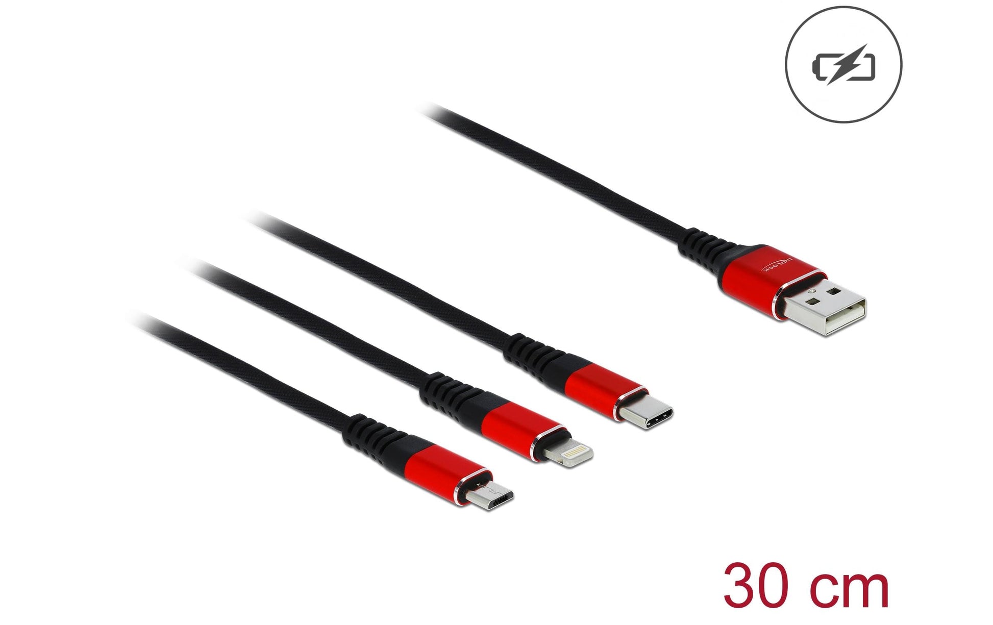 DeLOCK Travel Kit 2 Easy Edition USB-Hub – USB-C, 3× USB-A, für Windows/Mac/ChromeOS