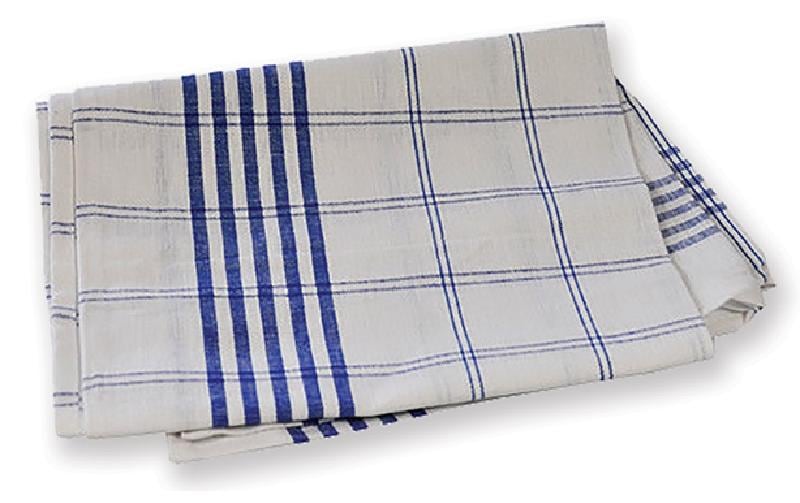 Haushaltsware Geschirrtuch Halbleinen – Blau – 45 × 85 cm – Baumwolle – 6er-Set