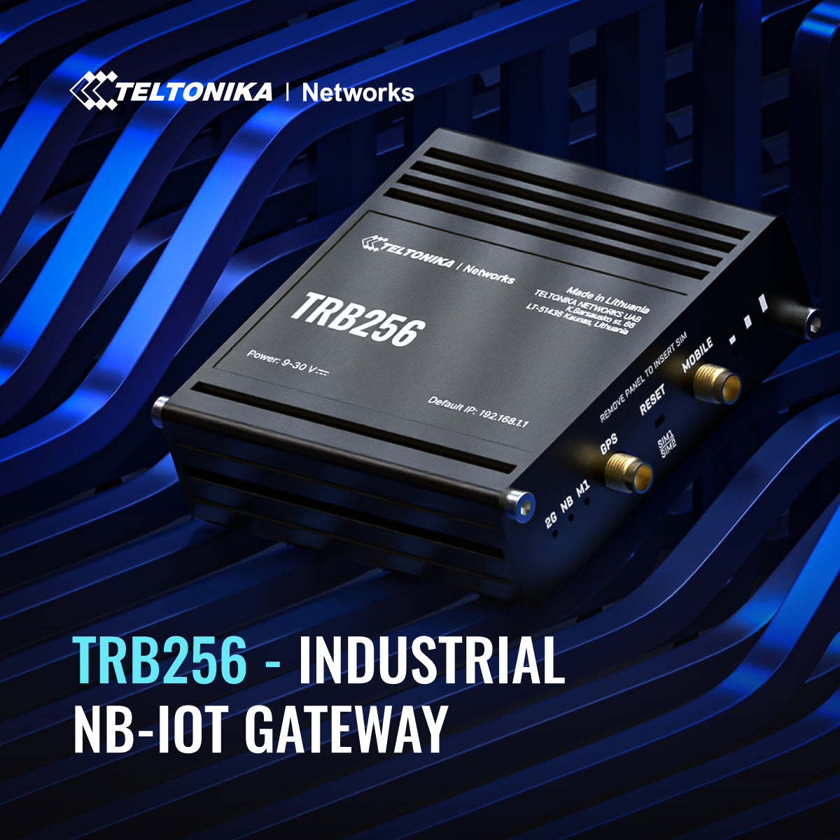 Teltonika TRB256 – VPN-Router – 1×10/100 Mbit/s, Dual-SIM, RS232/RS485