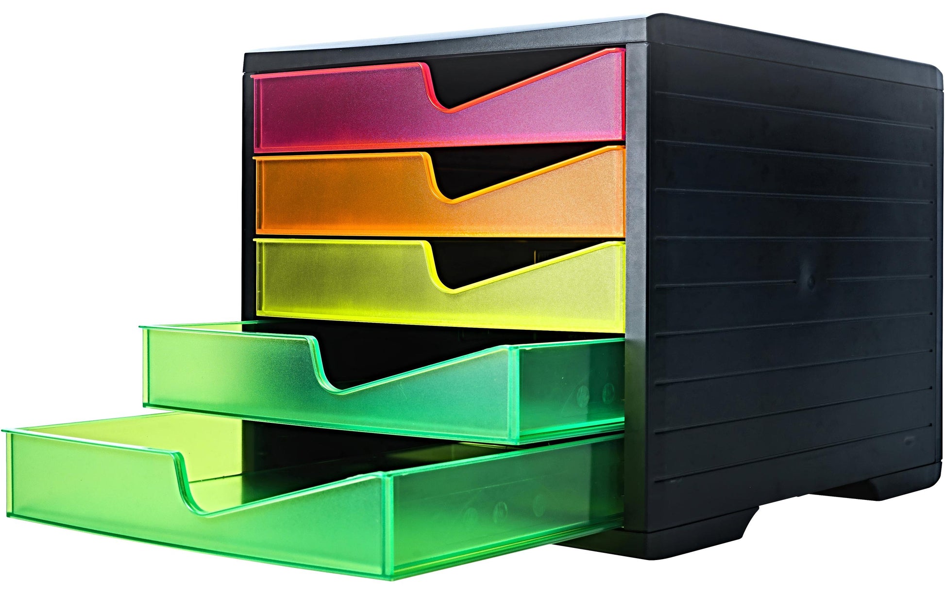 Styro Schubladenelement SWINGBOX NeonUP – für Format C4 – 270 × 340 × 255 mm