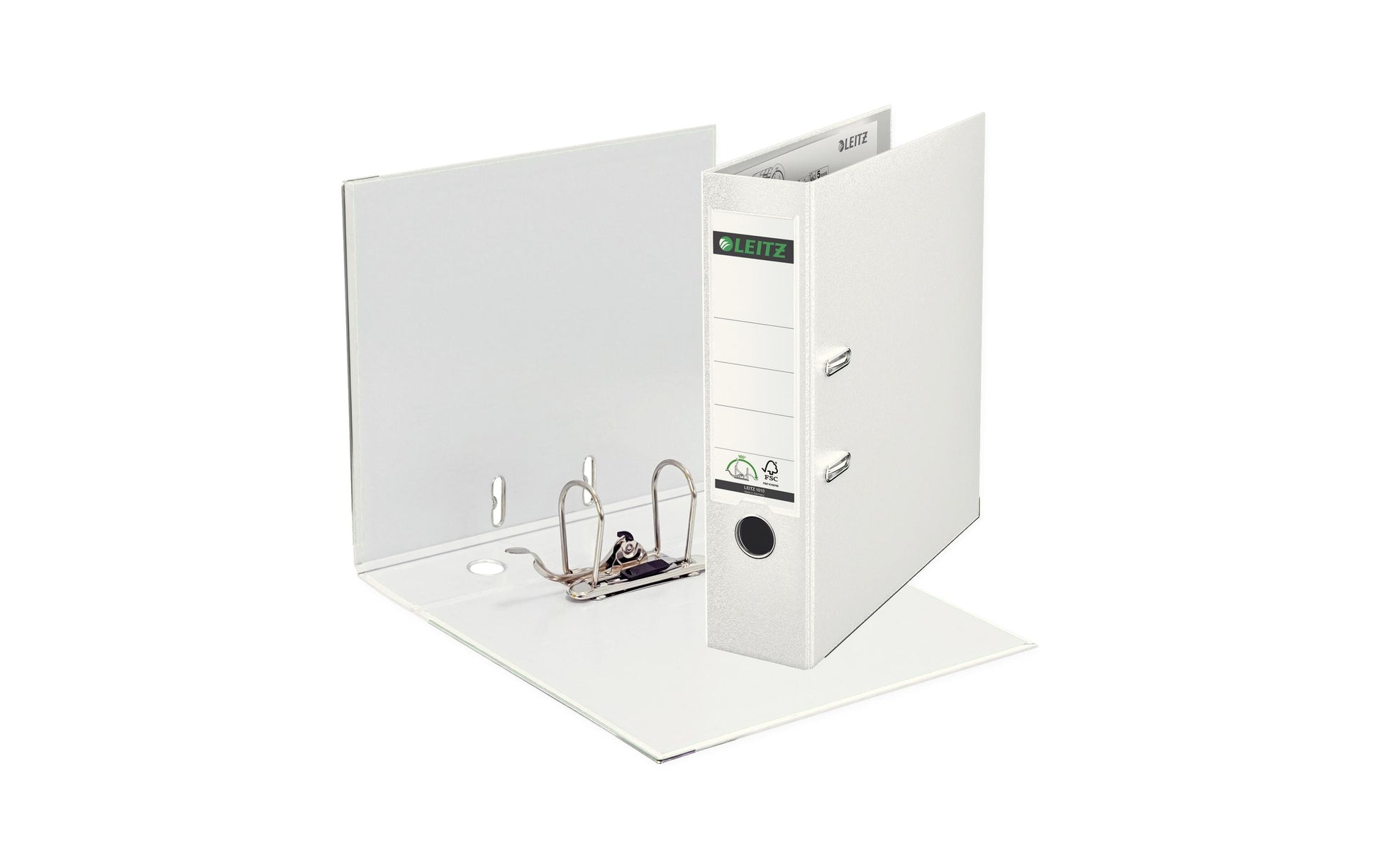Leitz 180° Ordner – für A4 – Rückenbreite 8 cm – Weiss