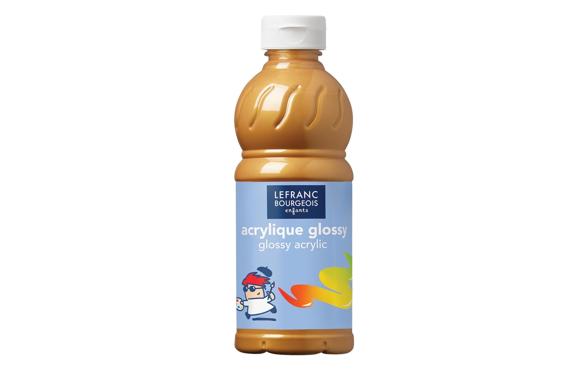 Lefranc & Bourgeois Acrylfarbe – Gold, glänzend – 500 ml – für Papier