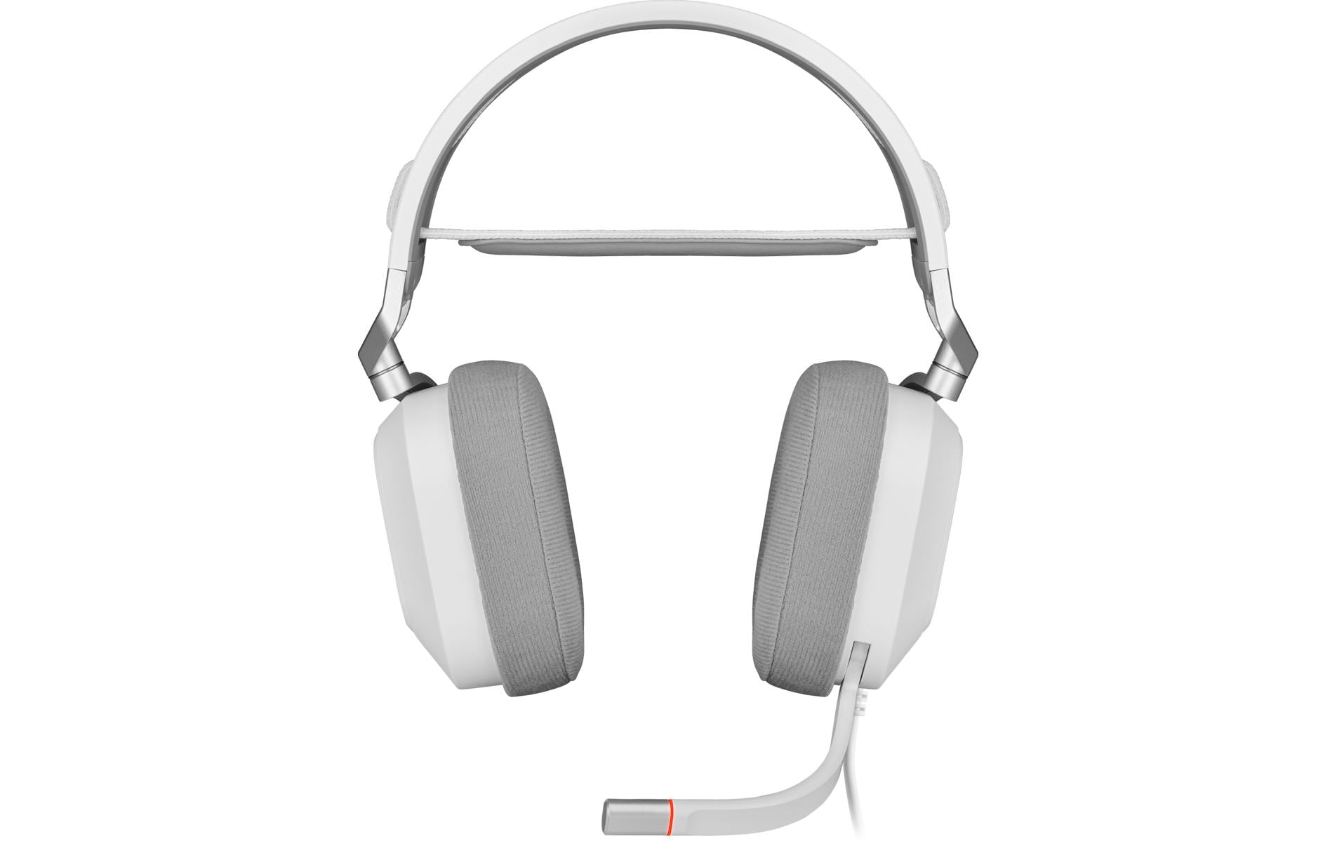Corsair HS80 RGB – Over-Ear Gaming-Headset – USB-A, 7,1 Surround-Sound, Stummschaltung – Weiss