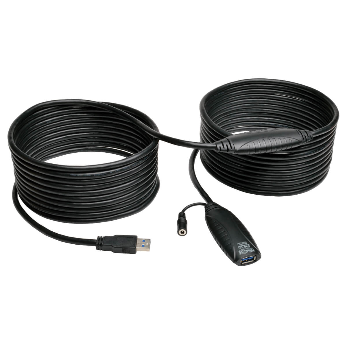 Tripp Lite USB-A Verlängerungskabel (Stecker auf Buchse) – USB 3.2 Gen 1 (5 Gbit/s) – 10 m – Aktiv – Schwarz