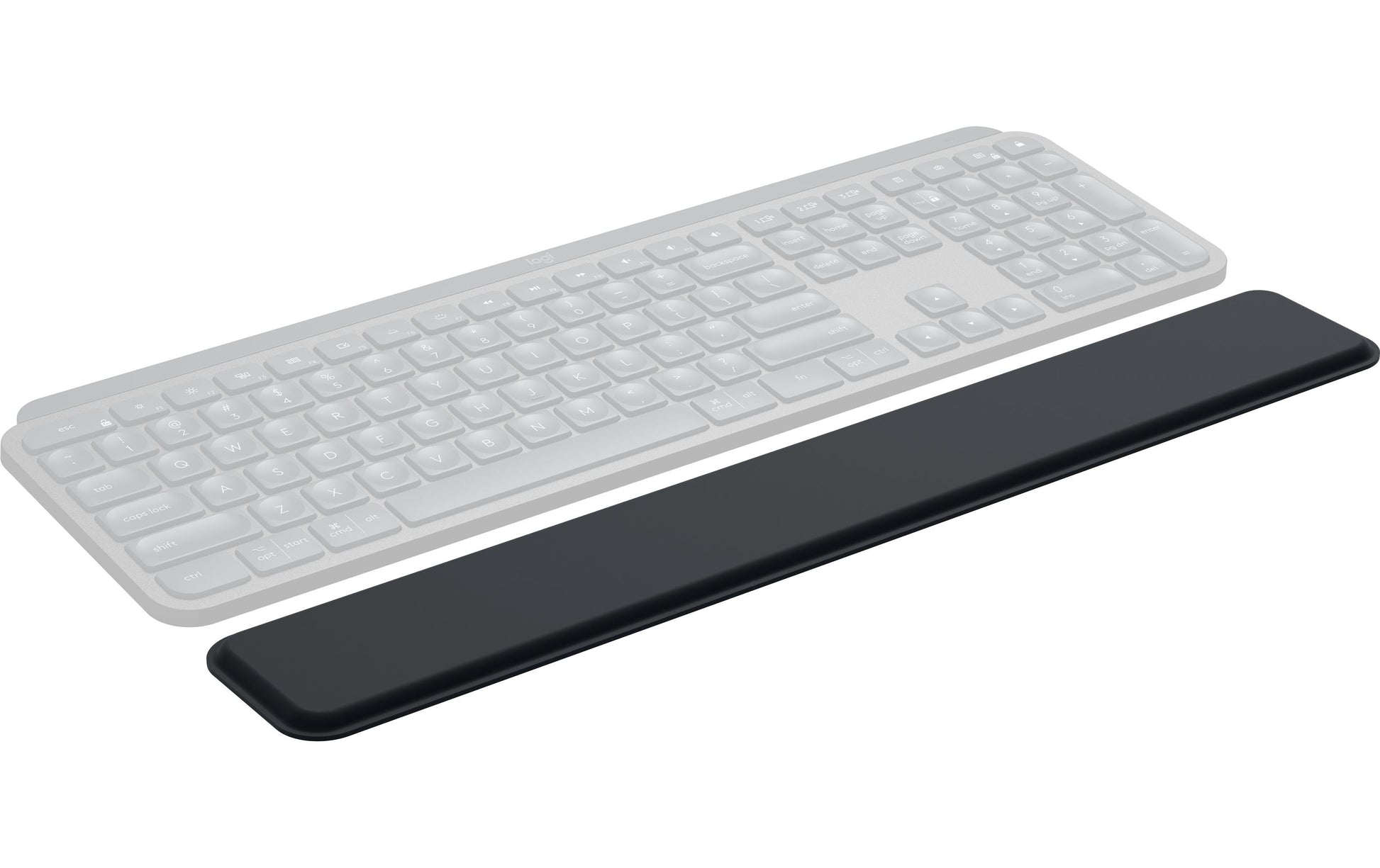 Logitech Tastatur-Handgelenkauflage – MX Palm Rest – für Tastatur – Grau